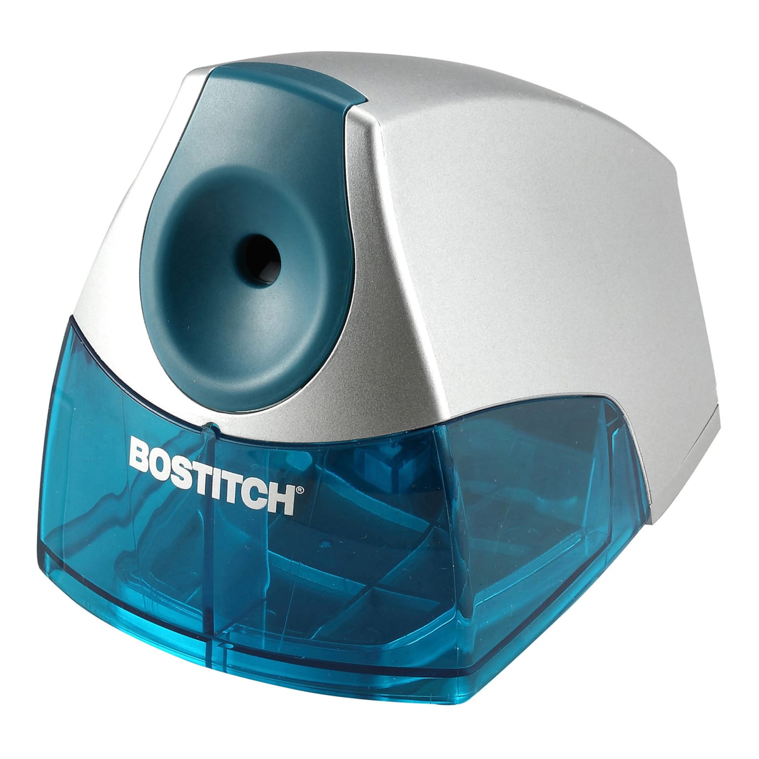 Stanley-Bostitch Personal Electric Desktop Pencil Sharpener, Blue/Silver - Image 3