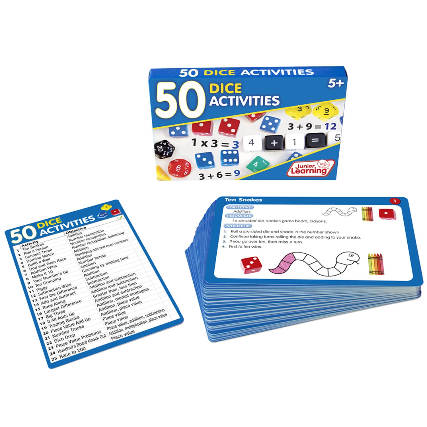 Junior Learning 50 Dice Activities - Image 3