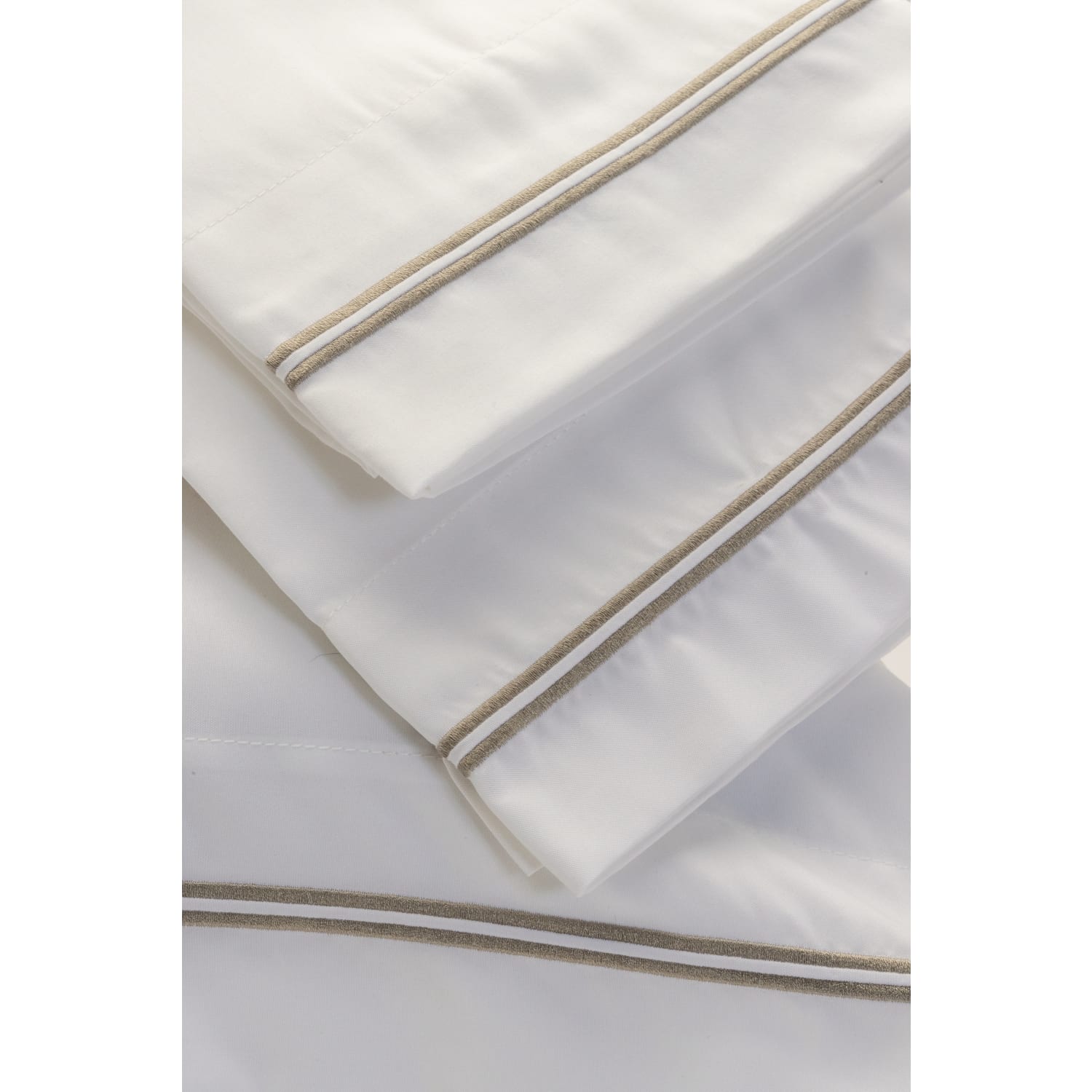 23 Threads Pillowcase, Micropoly, Ctrl+Z Technology, Embroidered, White, Standard, Case of 72