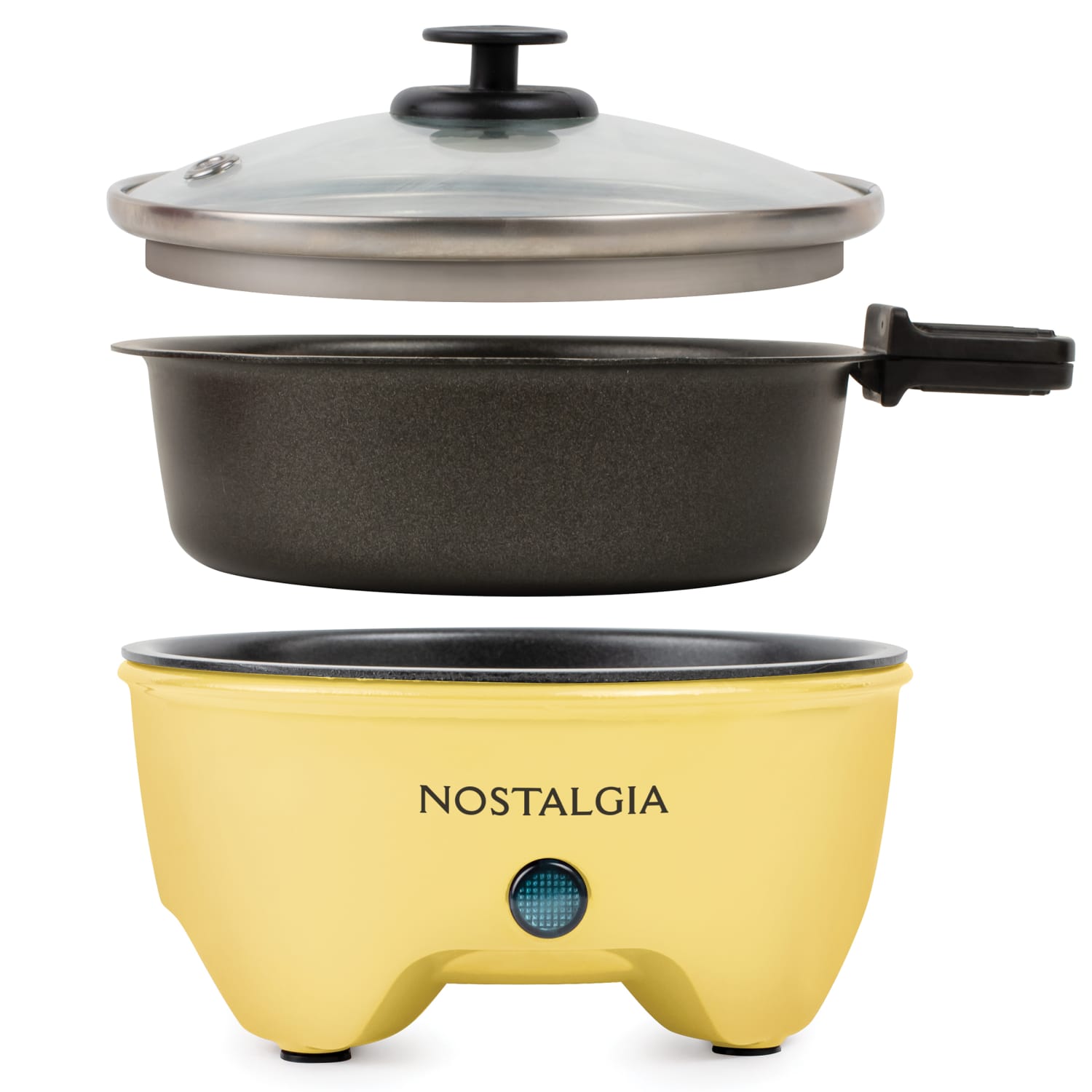 Nostalgia MSK5YW MyMini Personal Electric Skillet, Yellow - Image 6