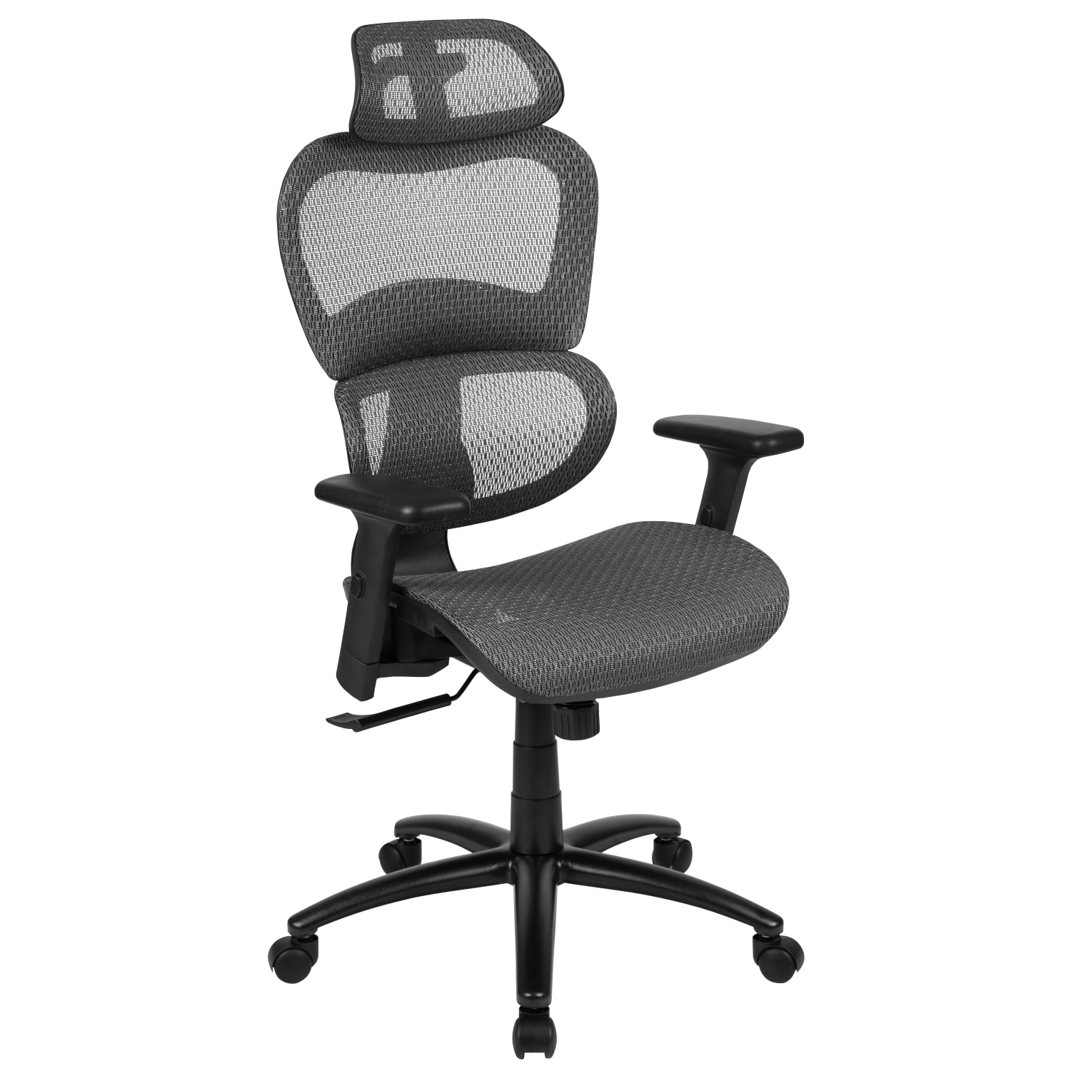 Flash Furniture LO Ergonomic Mesh High-Back Office Chair, Gray - Image 3