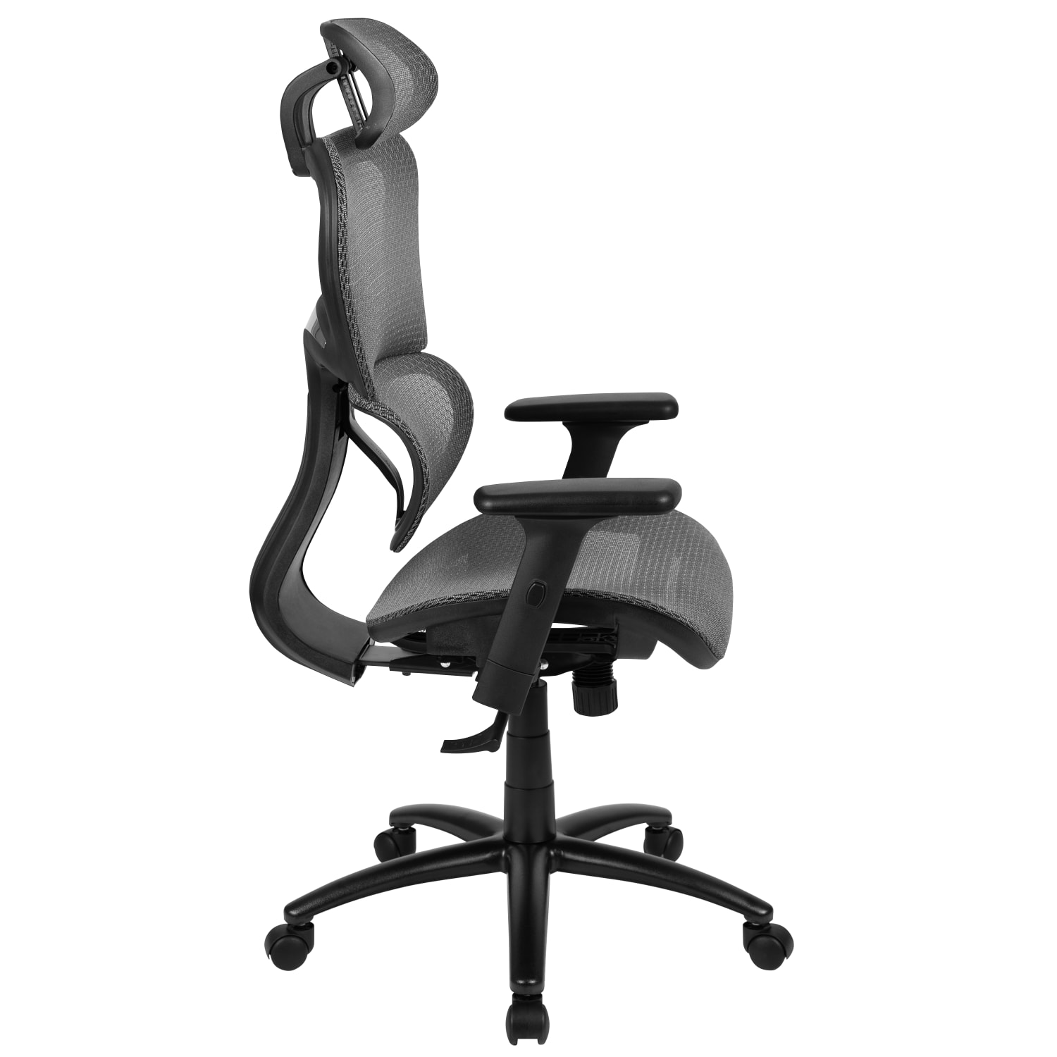 Flash Furniture LO Ergonomic Mesh High-Back Office Chair, Gray - Image 9