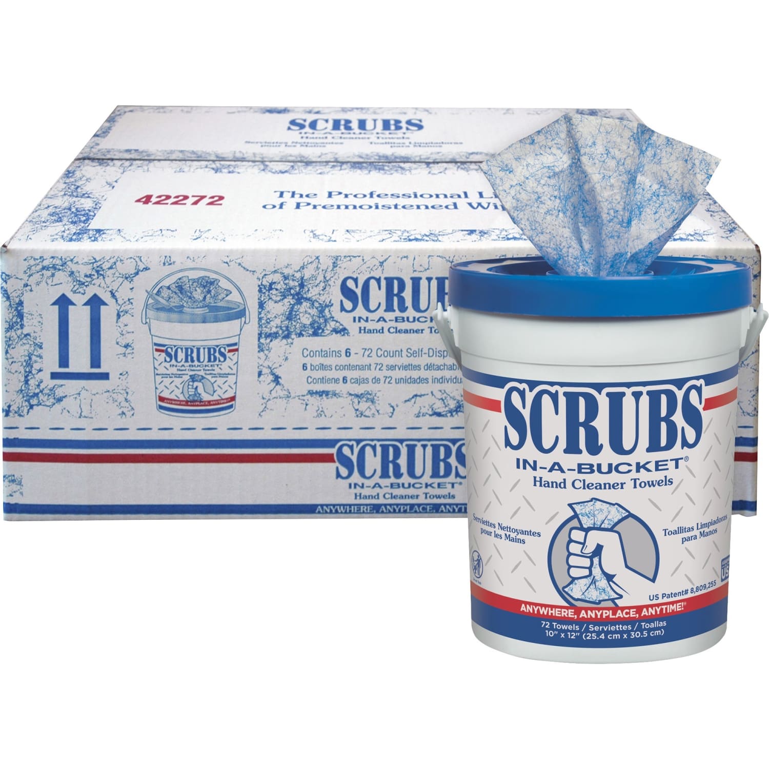 SCRUBS Hand Cleaner Towels, 72 Towels Per Box, Carton Of 6 Boxes - Image 4