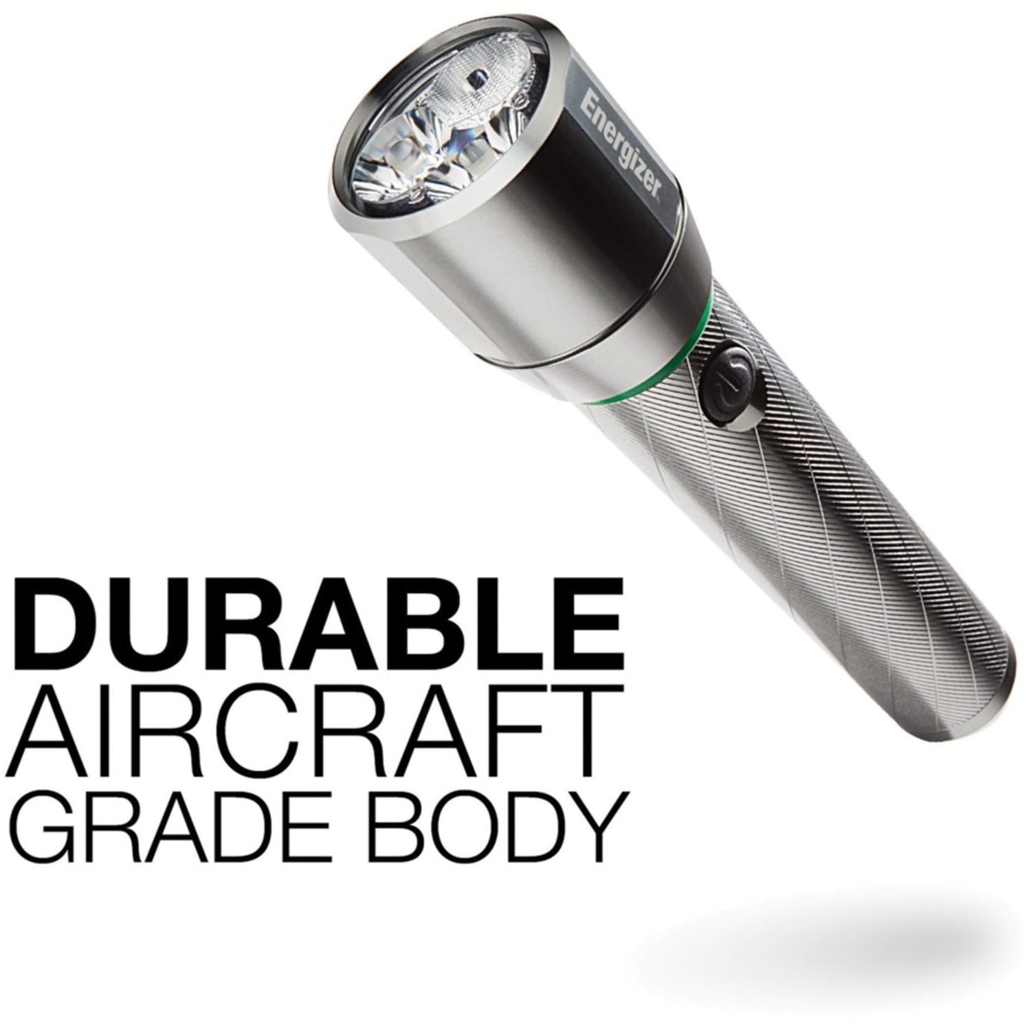 Eveready Vision HD Rechargeable LED Flashlight - LED - 1000 lm Lumen - Battery Rechargeable - Battery, USB - Aluminum Alloy - Drop Resistant, Impact Resistant, Water Resistant - Aluminum - 4 / Carton - Image 5