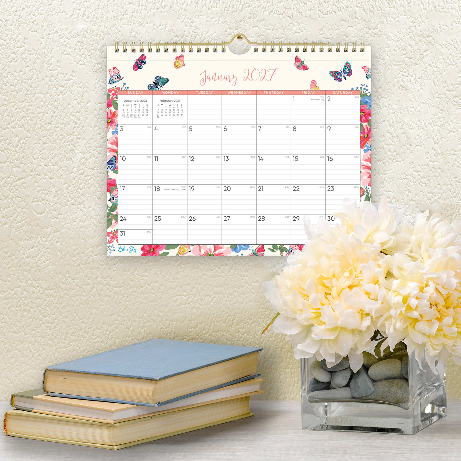 2027 Blue Sky Joselyn Monthly Desk Pad Planning Calendar, 22x17, 0%, Joselyn Theme, Jan-Dec, RY27 - Image 3