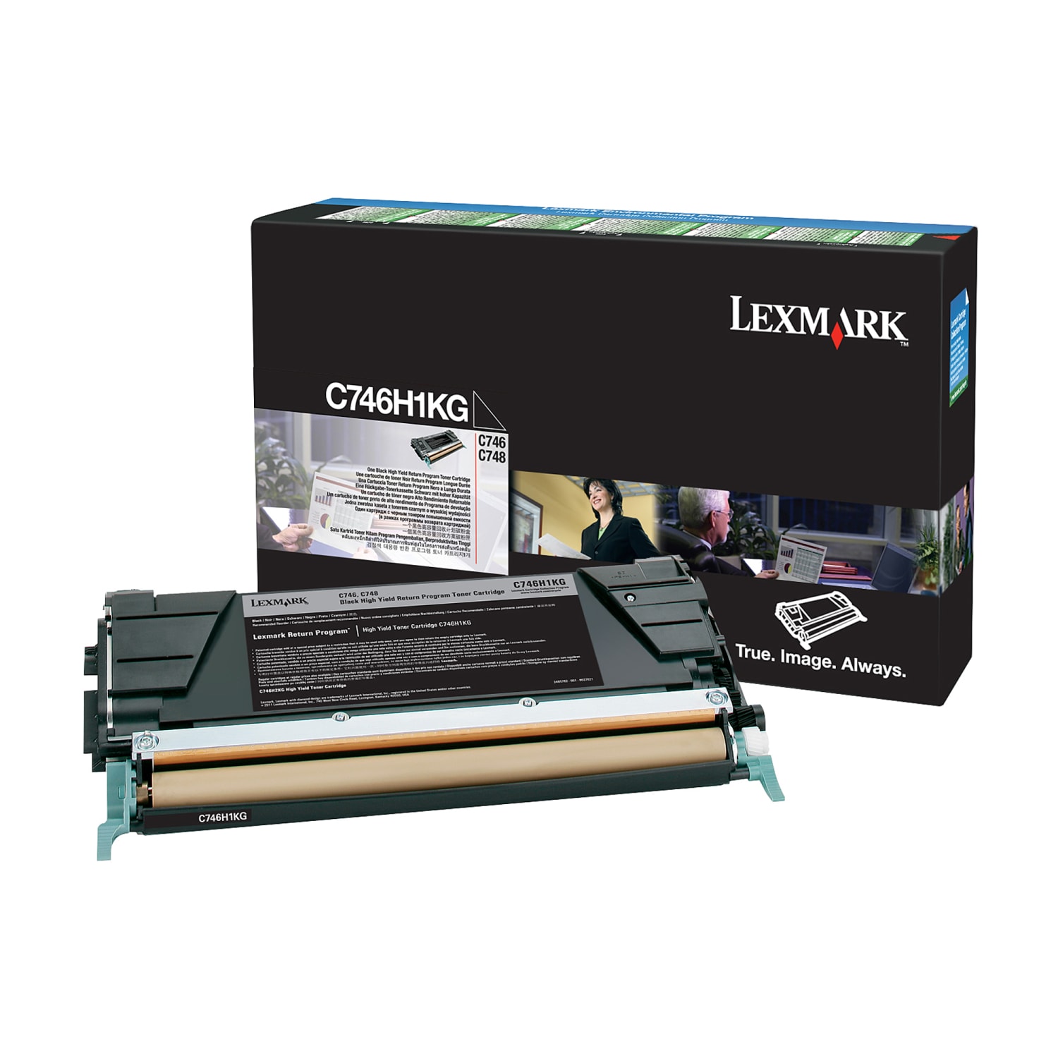 Lexmark C746H1KG Black High Yield Toner Cartridge