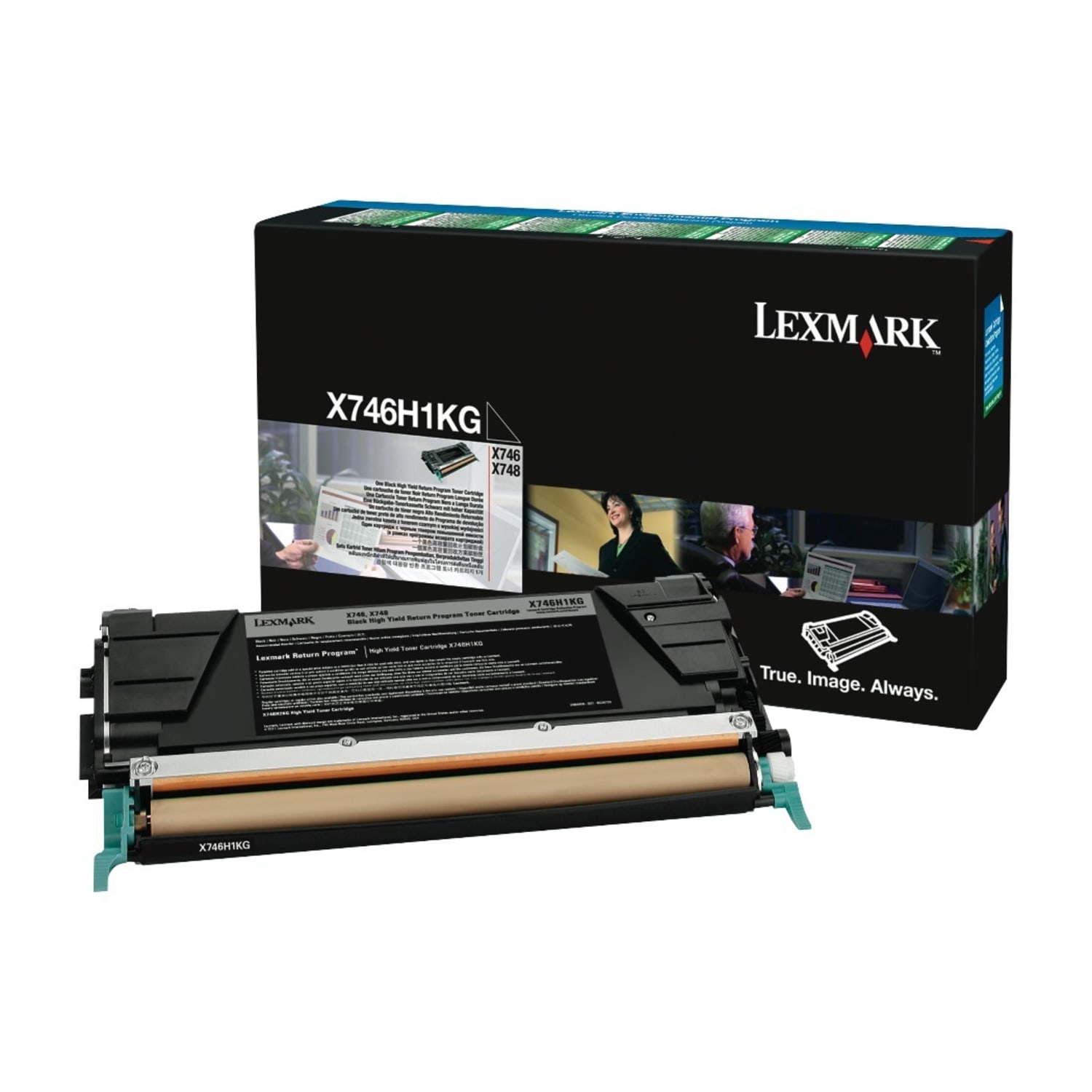 Lexmark X746H1KG Black High Yield Toner Cartridge