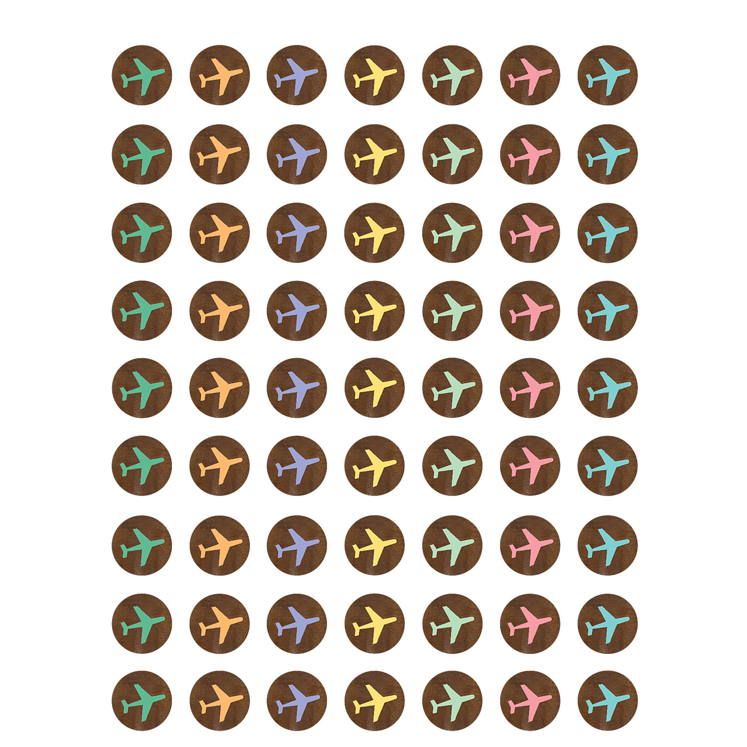 Teacher Created Resources Mini Stickers, Travel the Map Airplanes, 378 Stickers Per Pack, Set Of 12 Packs - Image 3