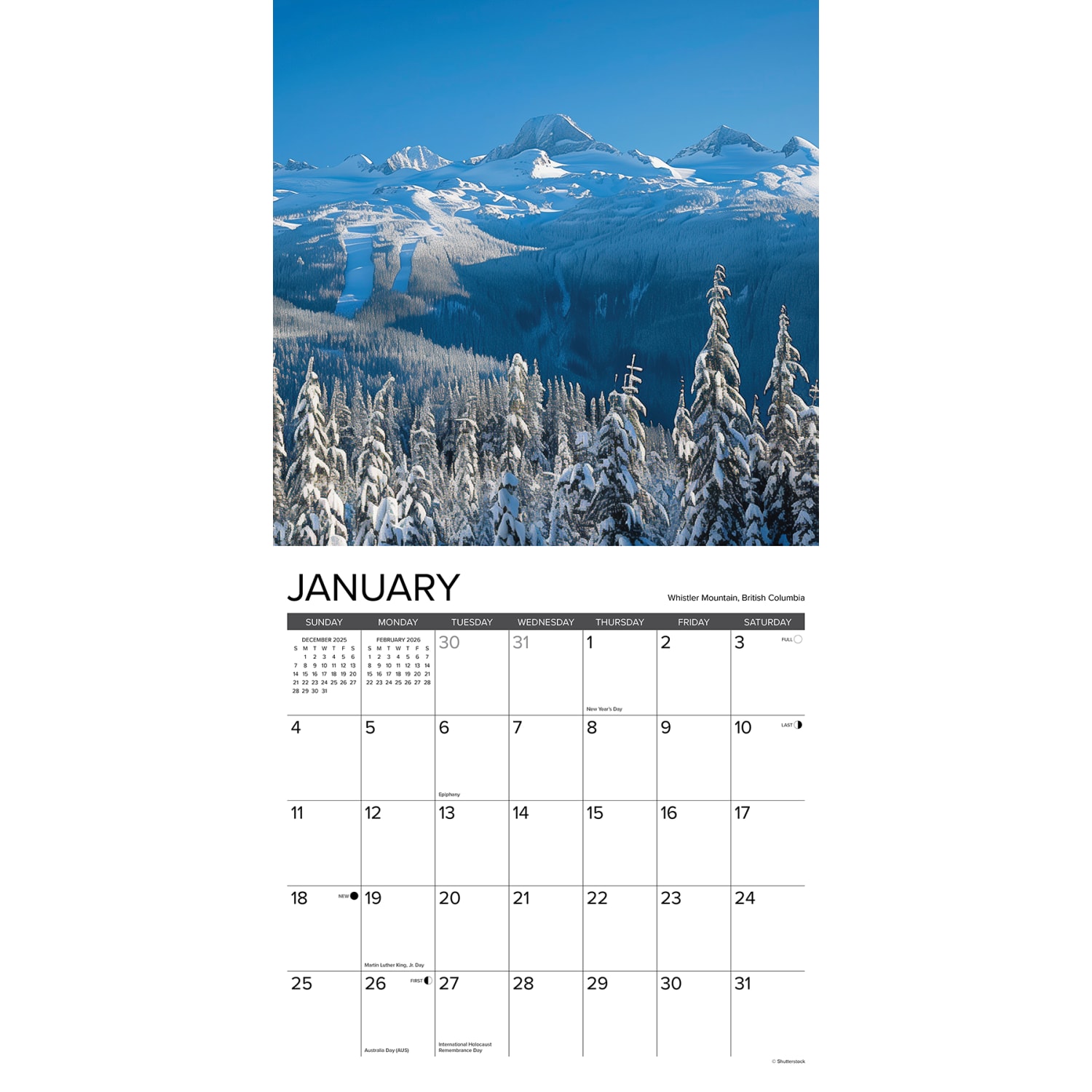 2026 Willow Creek Press Art & Design Monthly Wall Calendar, 12in x 12in, Canada, January To December, 55694 - Image 3
