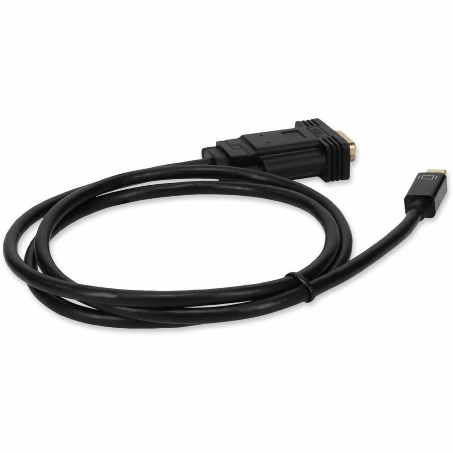 AddOn 6ft Mini-DP to VGA Adapter Cable - DisplayPort cable - Mini DisplayPort (M) to HD-15 (VGA) (M) - 6.6 ft - active - black - Image 6
