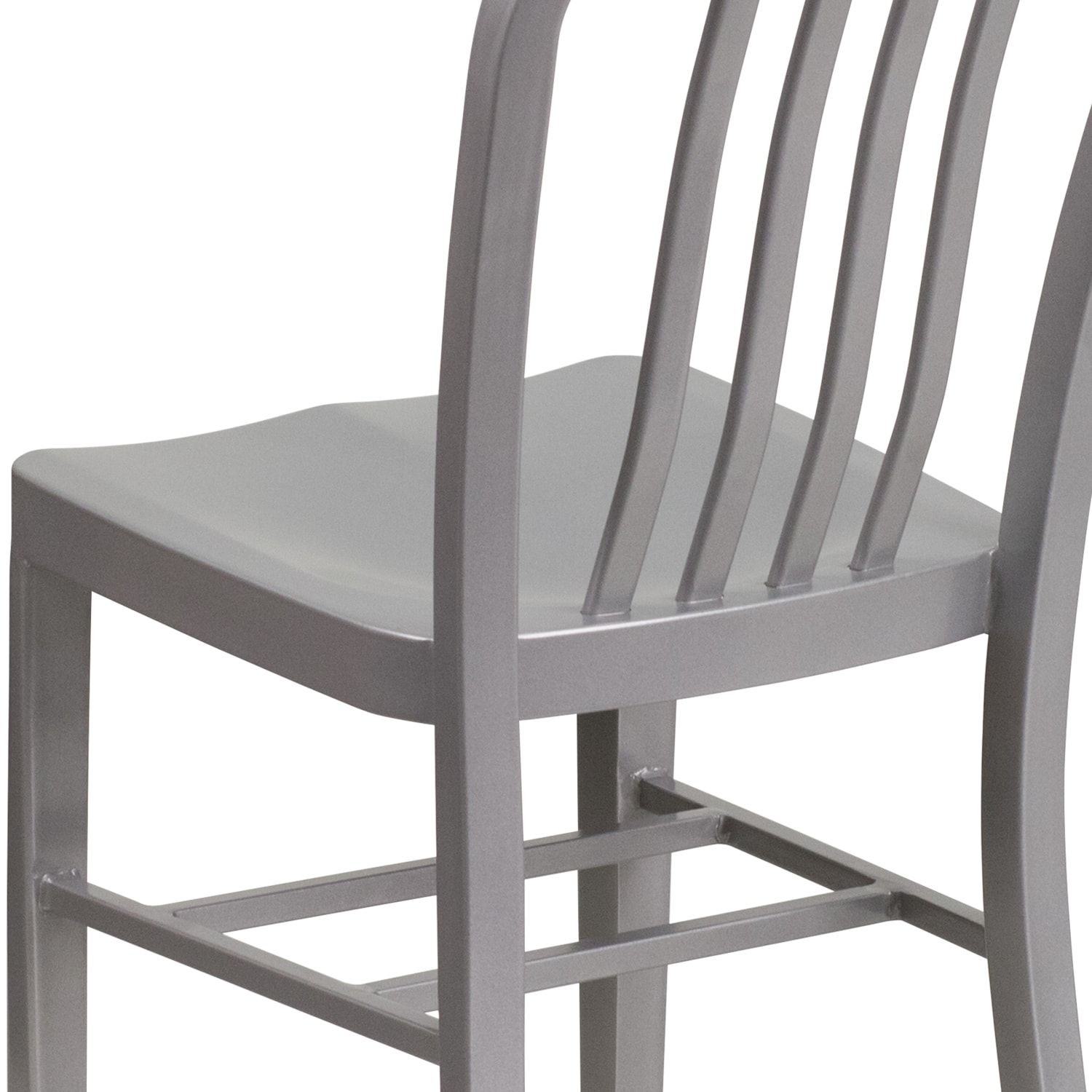 Flash Furniture CommercialGrade Metal IndoorOutdoor Chair Silver PopularChairscom Flash Furniture Commercial Grade Metal IndoorOutdoor Chair Silver PopularChairscom