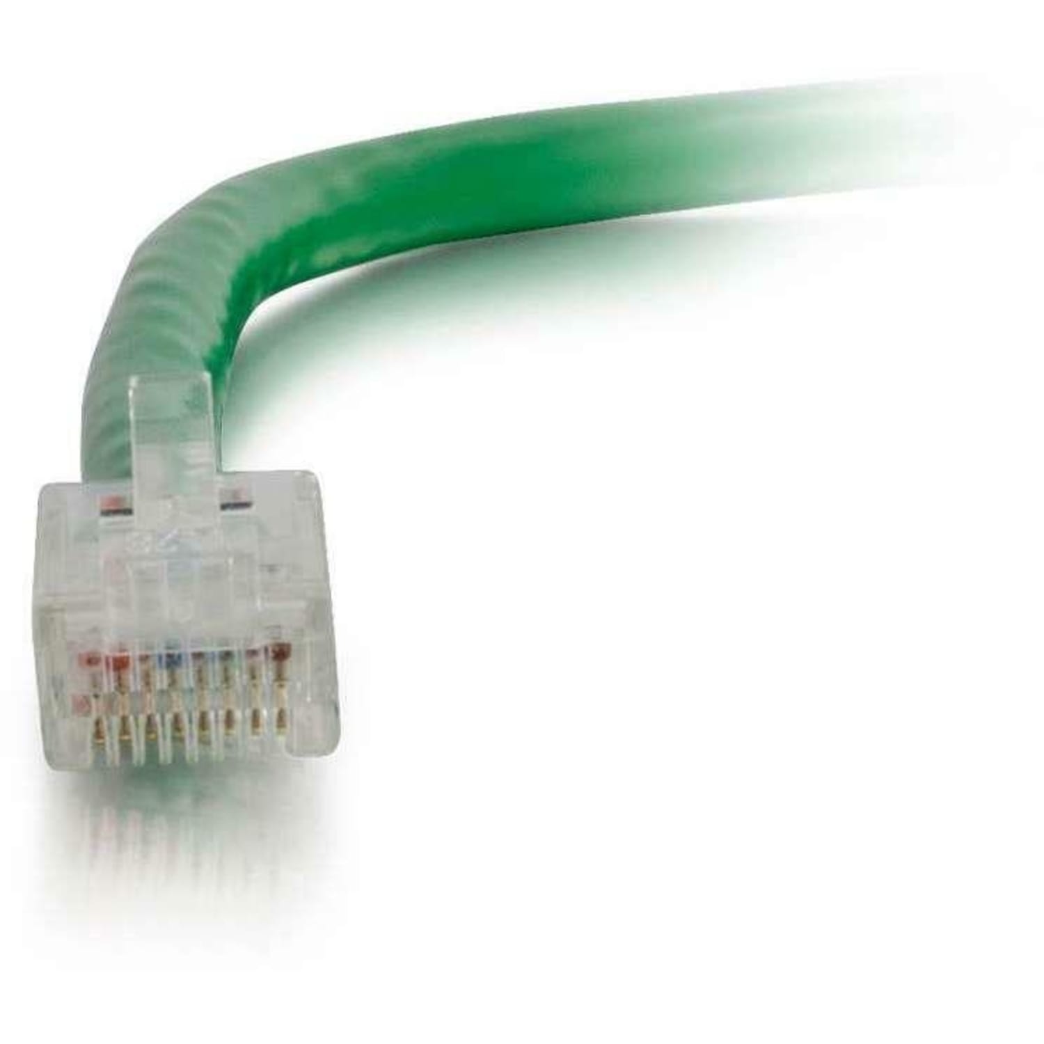 C2G-1ft Cat6 Non-Booted Unshielded (UTP) Network Patch Cable - Green - Category 6 for Network Device - RJ-45 Male - RJ-45 Male - 1ft - Green - Image 3