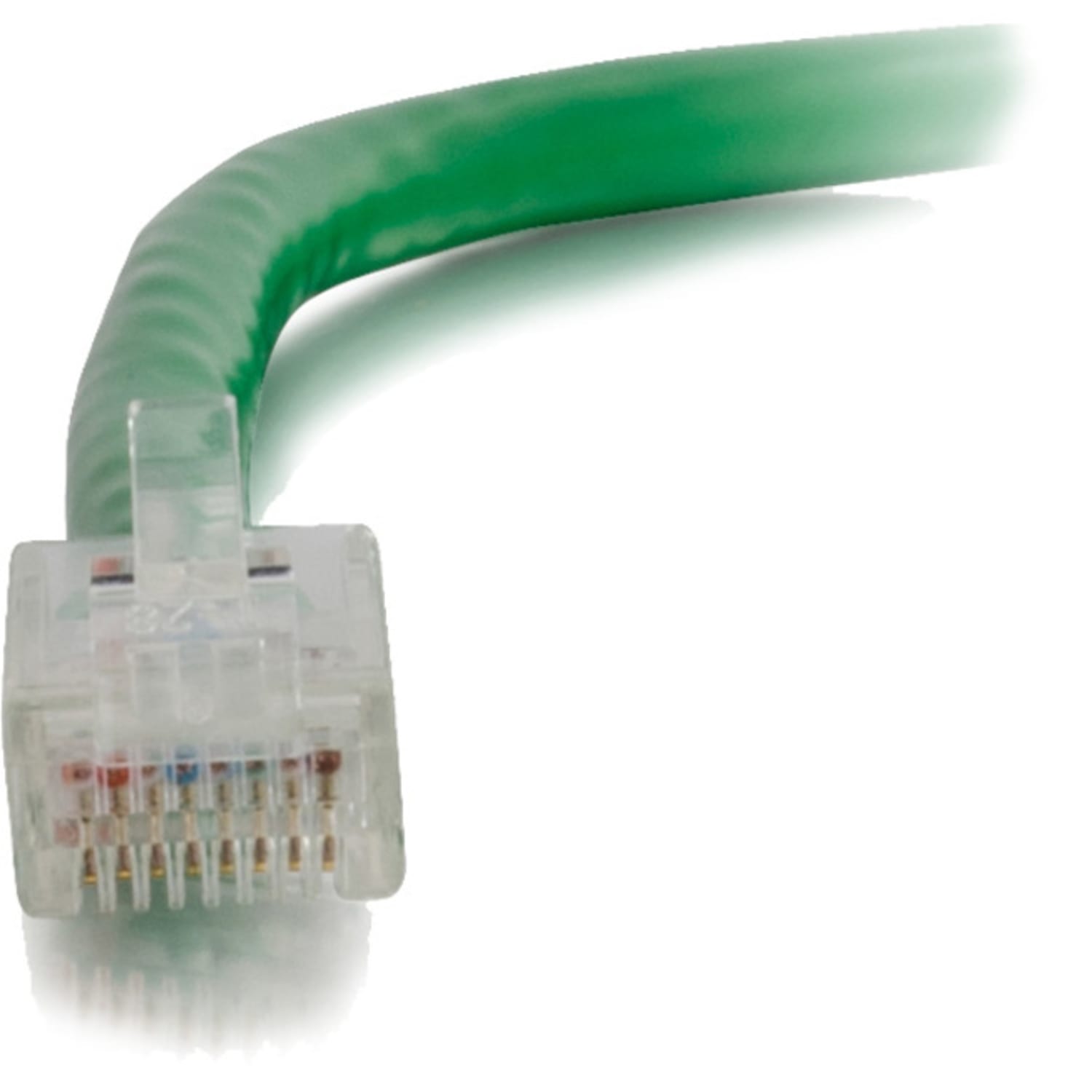 C2G-1ft Cat6 Non-Booted Unshielded (UTP) Network Patch Cable - Green - Category 6 for Network Device - RJ-45 Male - RJ-45 Male - 1ft - Green - Image 5