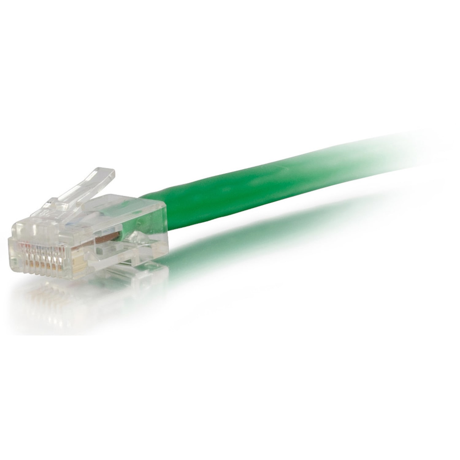 C2G-1ft Cat6 Non-Booted Unshielded (UTP) Network Patch Cable - Green - Category 6 for Network Device - RJ-45 Male - RJ-45 Male - 1ft - Green - Image 6