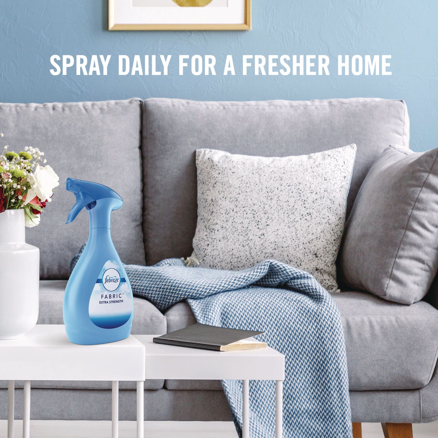 Febreze FABRIC Refresher/Odor Eliminator, Gain Original, 23.6 oz Spray Bottle, 4/Carton - Image 5