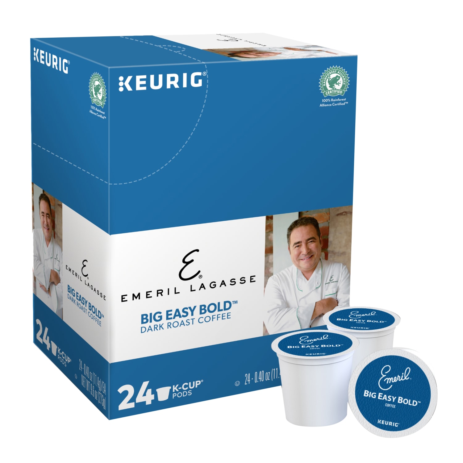 Emeril Lagasse Single-Serve Coffee K-Cup Pods, Big Easy Bold, Carton Of 24 - Image 3