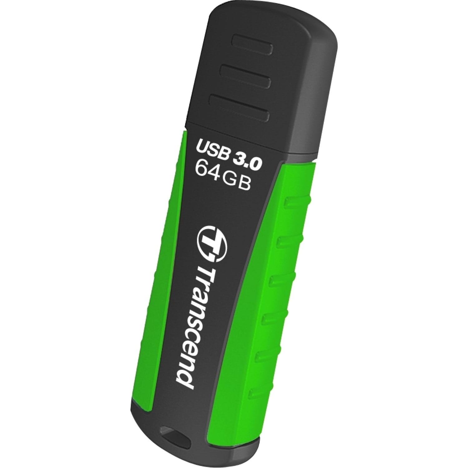 Transcend 64GB JetFlash 810 USB 3.0 Flash Drive - 64 GB - USB 3.0 - Black, Green - Lifetime Warranty - Image 3
