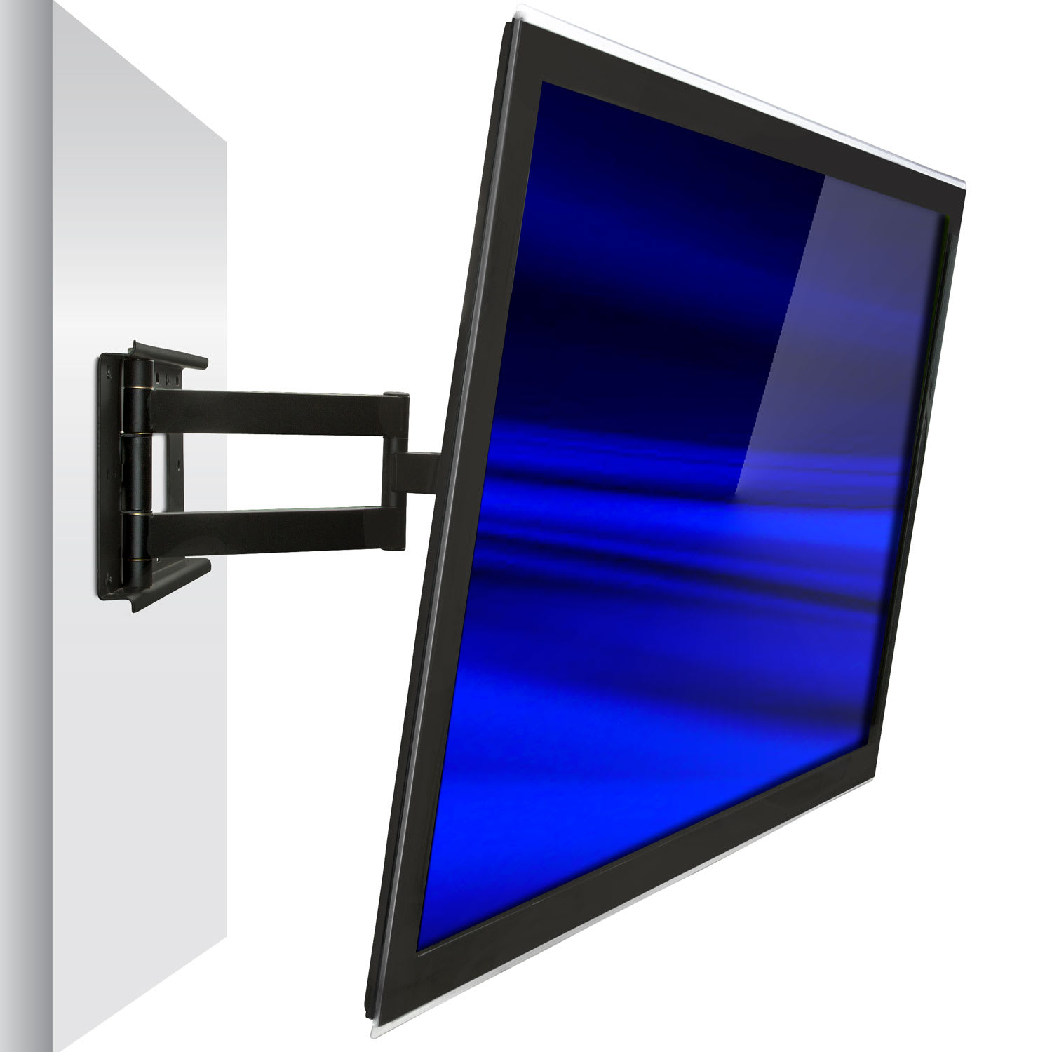 Mount-It! MI-319B Heavy-Duty Articulating TV Mount For Screens 32 - 60in, 18-15/16inH x 18-3/4inW x 2-1/4inD, Black - Image 4
