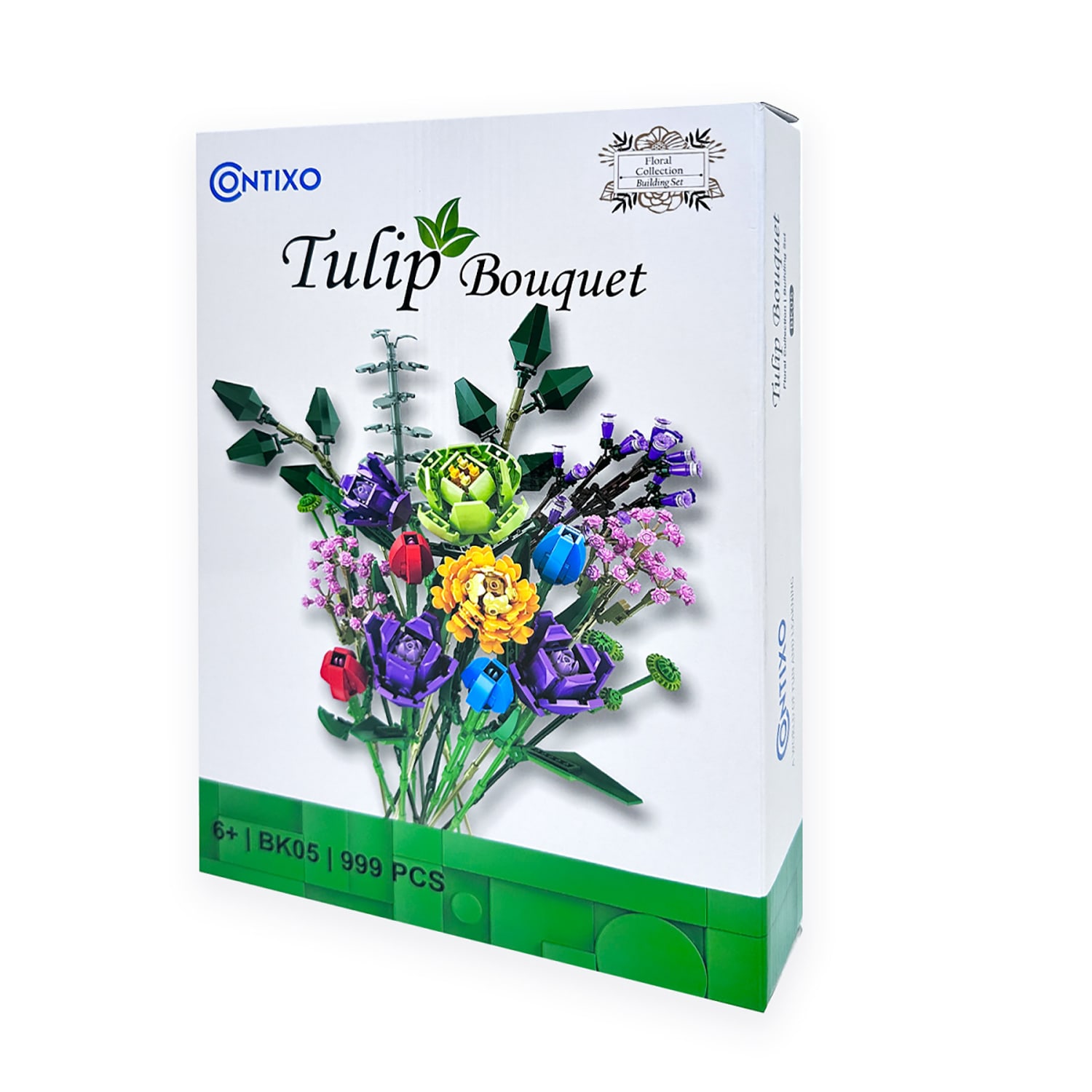 Contixo BK05 Tulip Bouquet Floral Collection Building Block Set, Grade 3 - 12 - Image 3