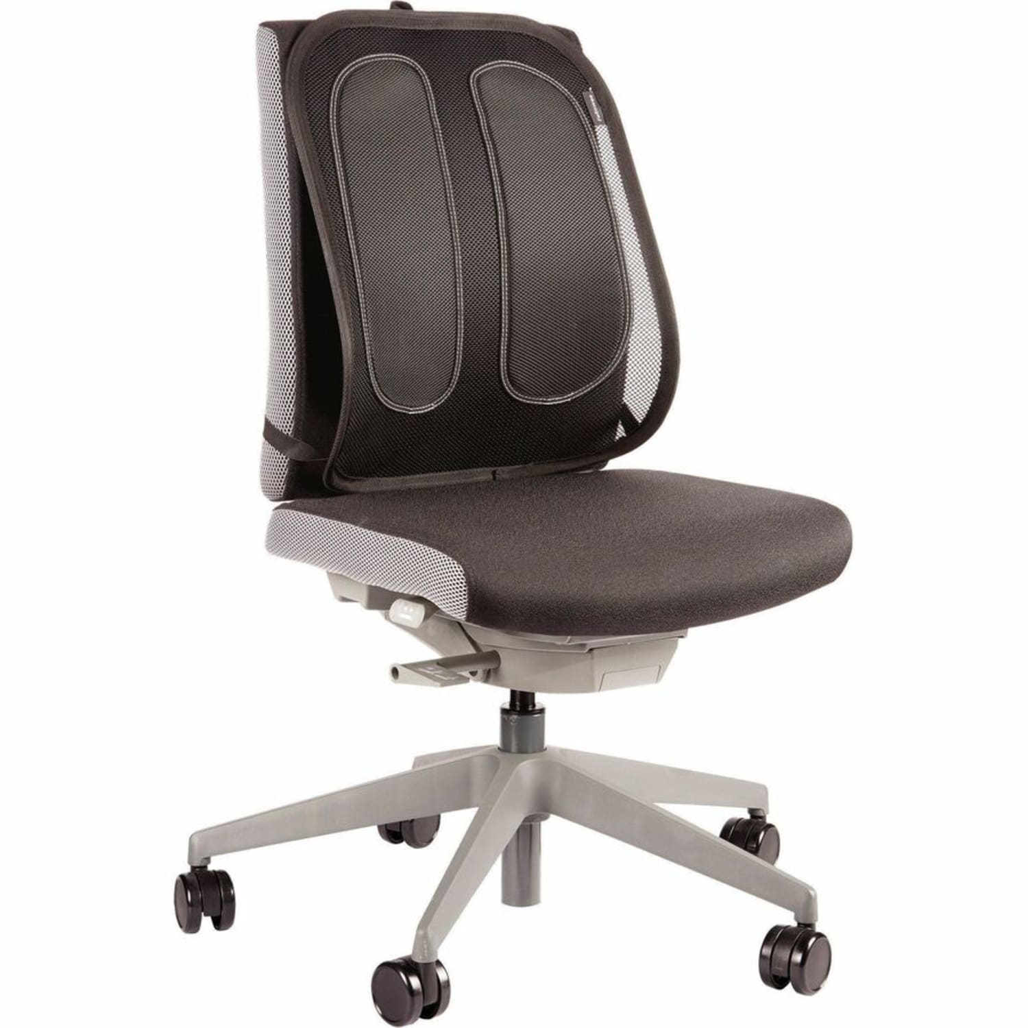 Fellowes Office Suites Mesh Back Support - Fellowes Office Suites Mesh Back Support - Strap Mount - Black - Mesh Fabric - 1 Each - Image 5