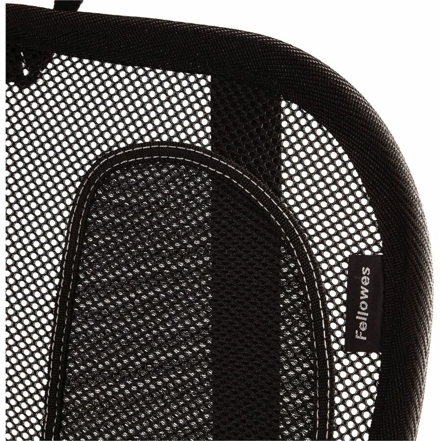 Fellowes Office Suites Mesh Back Support - Fellowes Office Suites Mesh Back Support - Strap Mount - Black - Mesh Fabric - 1 Each - Image 10