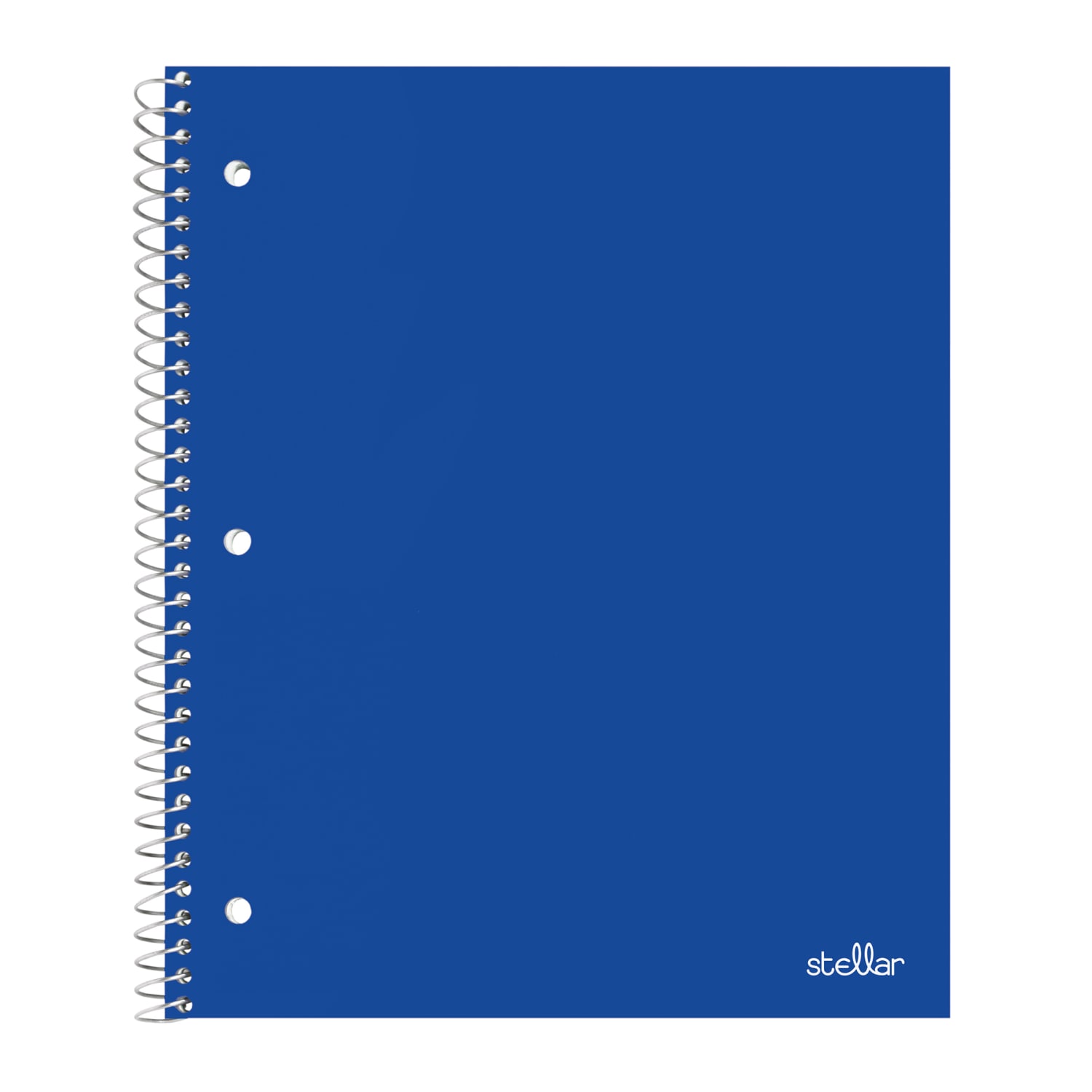 Office Depot Brand Stellar Poly Notebook, 8-1/2in x 11in,1 Subject, College Ruled, 80 Sheets, Assorted Colors, Pack Of 8 Notebooks - Image 3