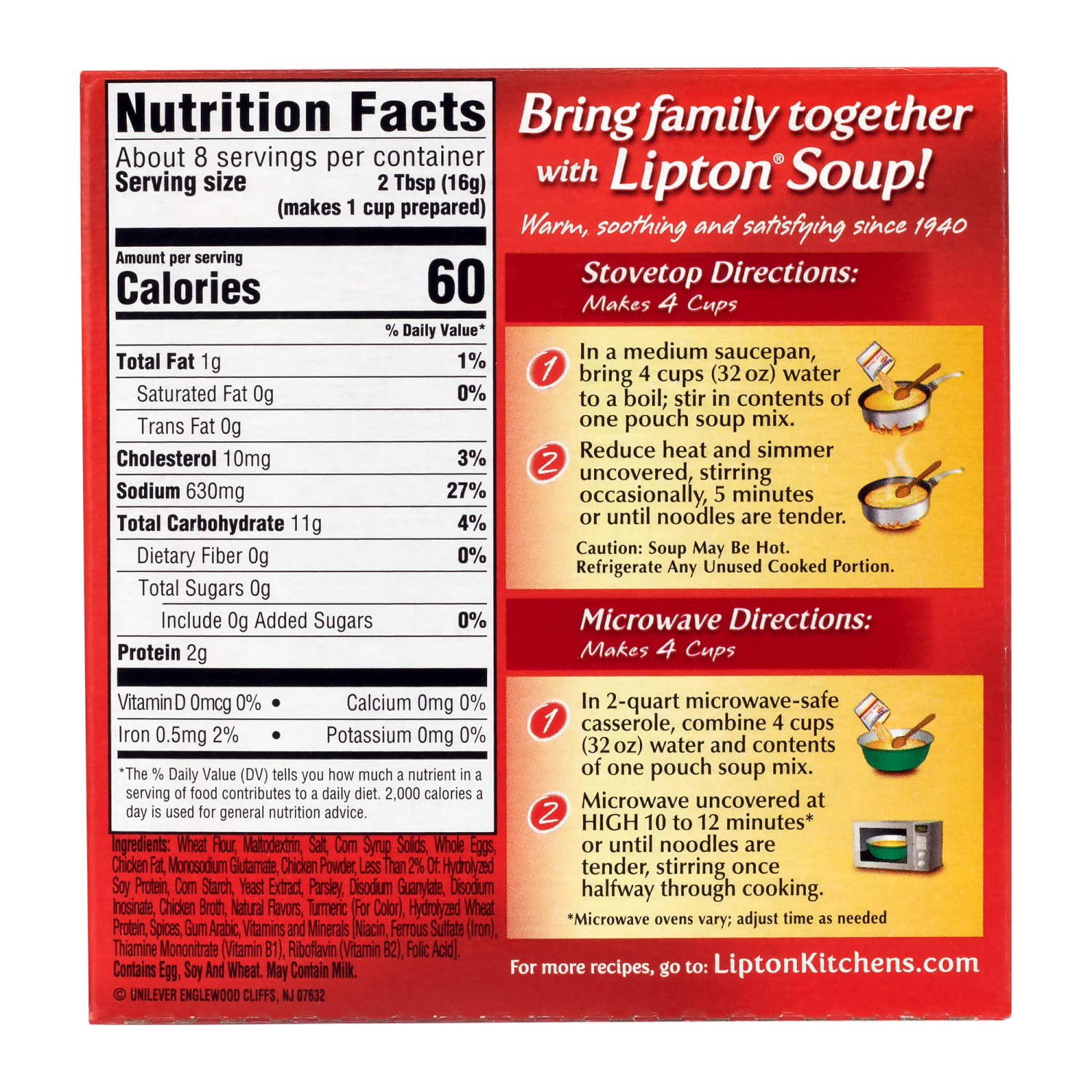 Lipton Savoury Noodle Soup, 4.5 Oz, Pack Of 24 Soup Mixes - Image 5
