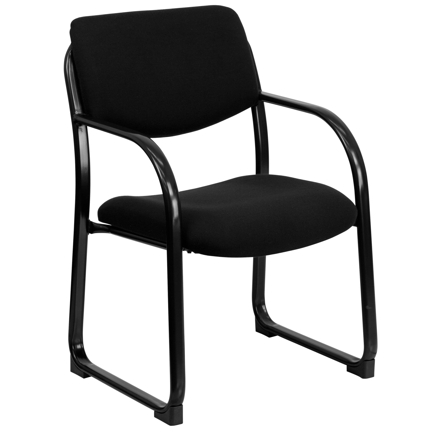 Flash Furniture Fabric Executive Side Reception Chair with Sled Base Black PopularChairscom Flash Furniture Fabric Executive Side Reception Chair with Sled Base Black PopularChairscom