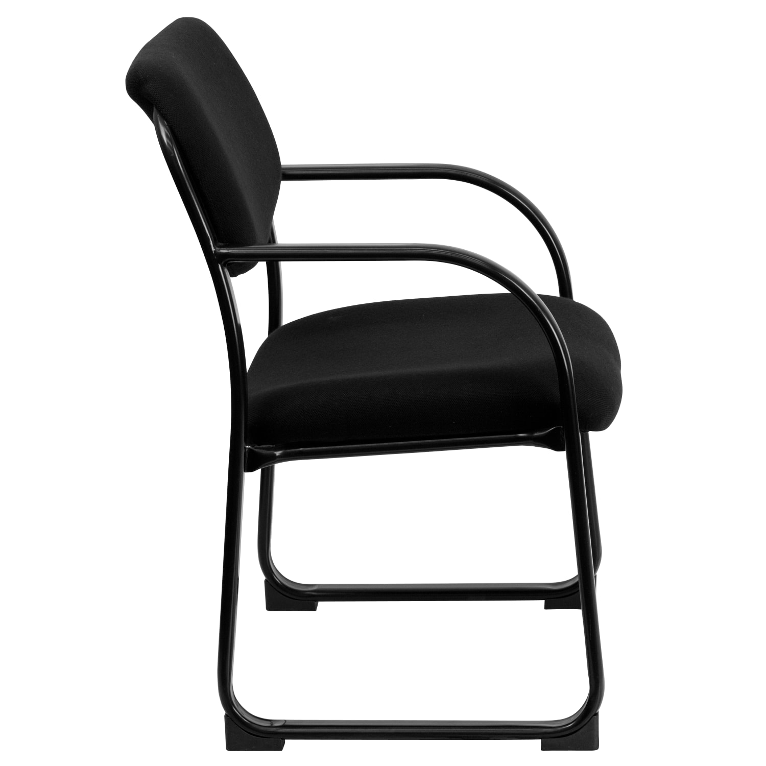 Flash Furniture Fabric Executive Side Reception Chair with Sled Base Black PopularChairscom Flash Furniture Fabric Executive Side Reception Chair with Sled Base Black PopularChairscom