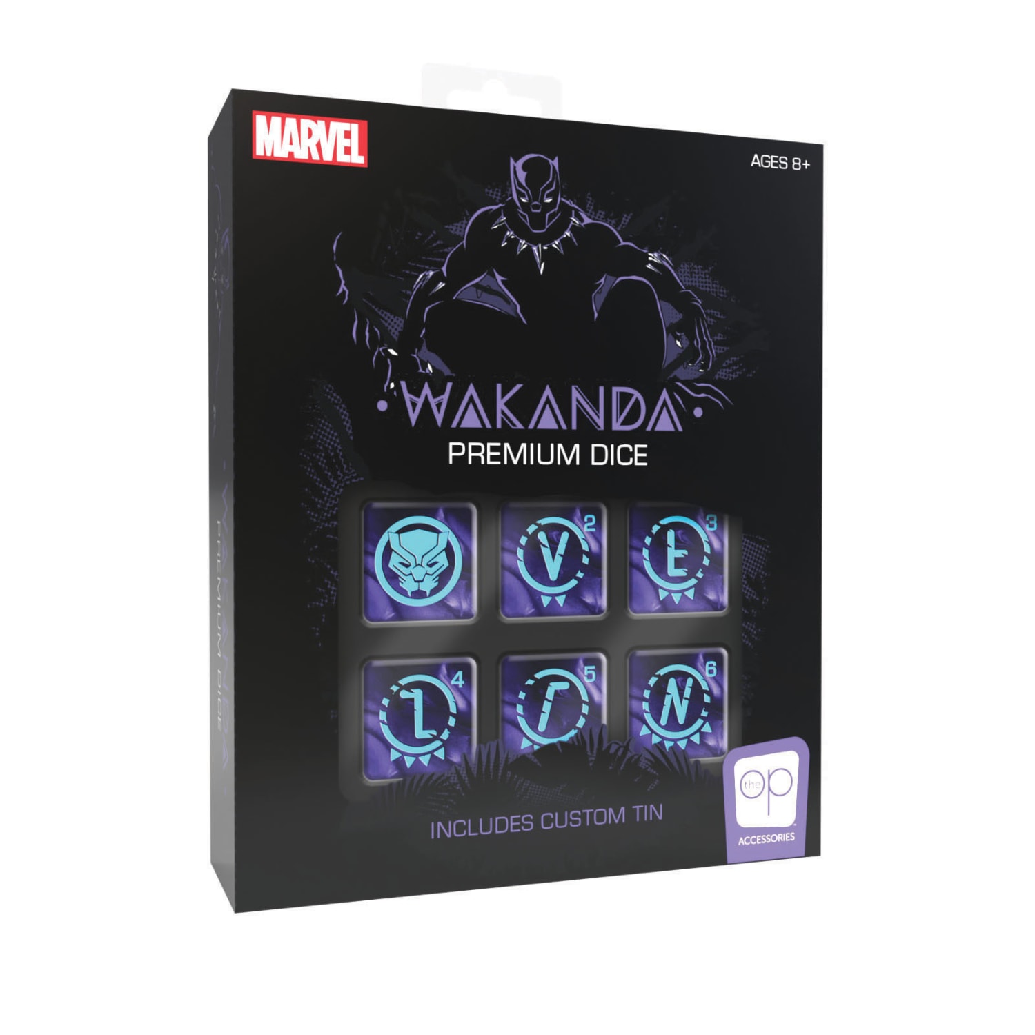 USAopoly Marvel Black Panther Premium Dice Set - Image 3