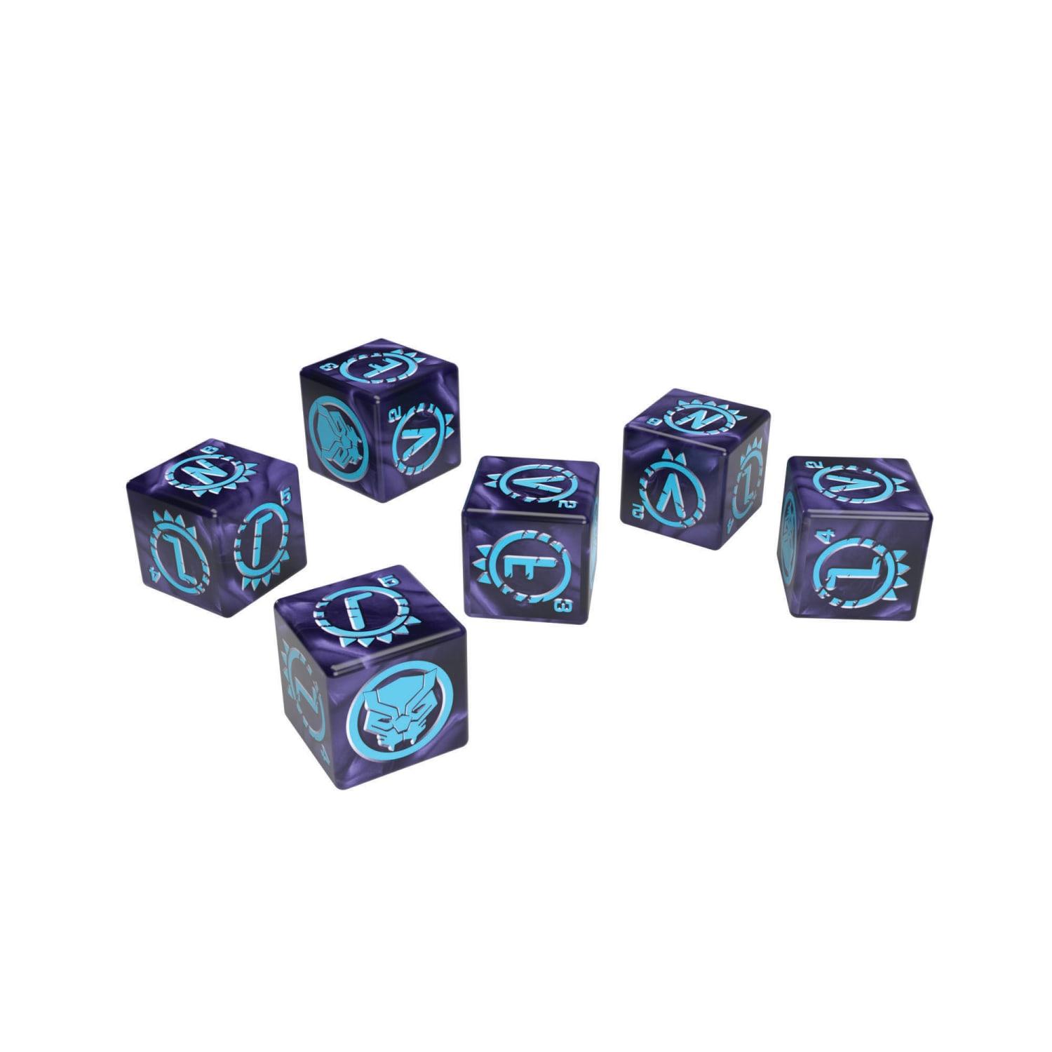 USAopoly Marvel Black Panther Premium Dice Set - Image 5