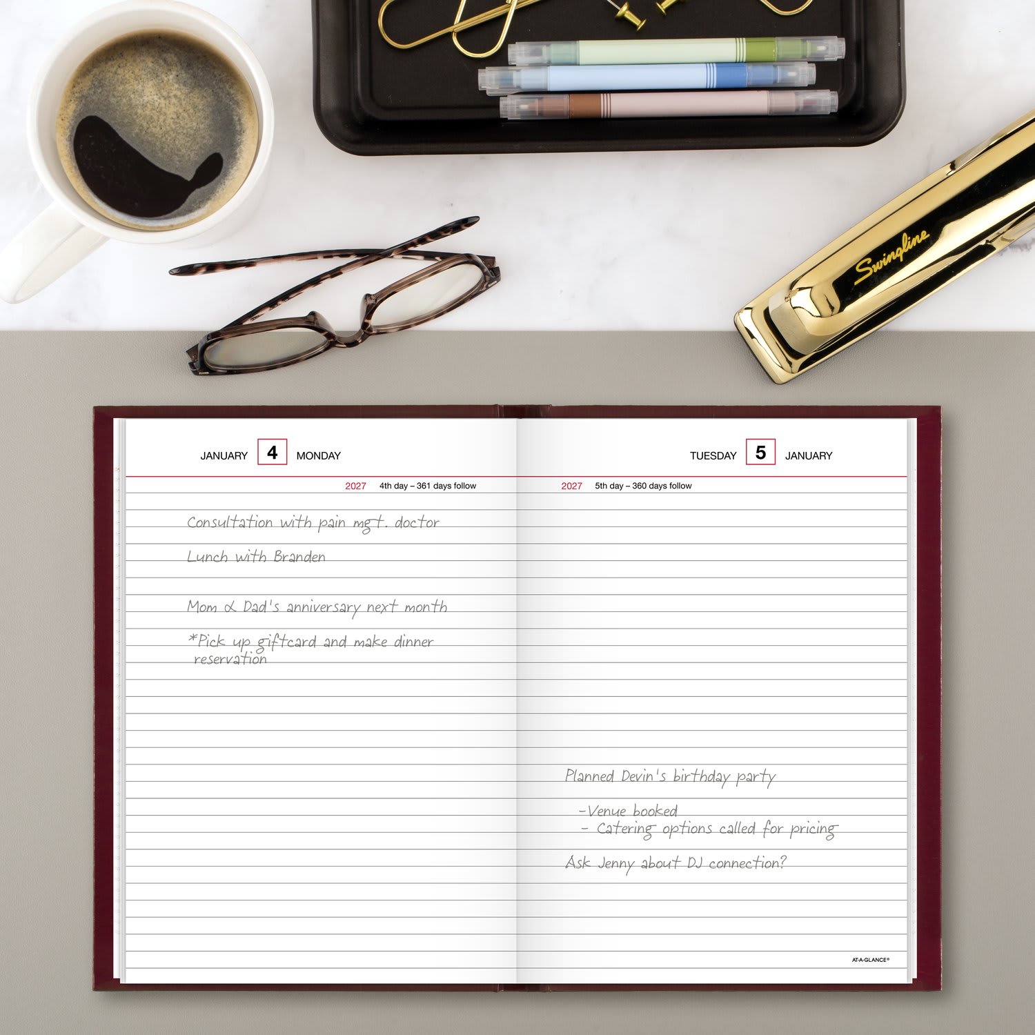 AT-A-GLANCE Standard Diary Daily Reminder, SD3891327 - Image 3