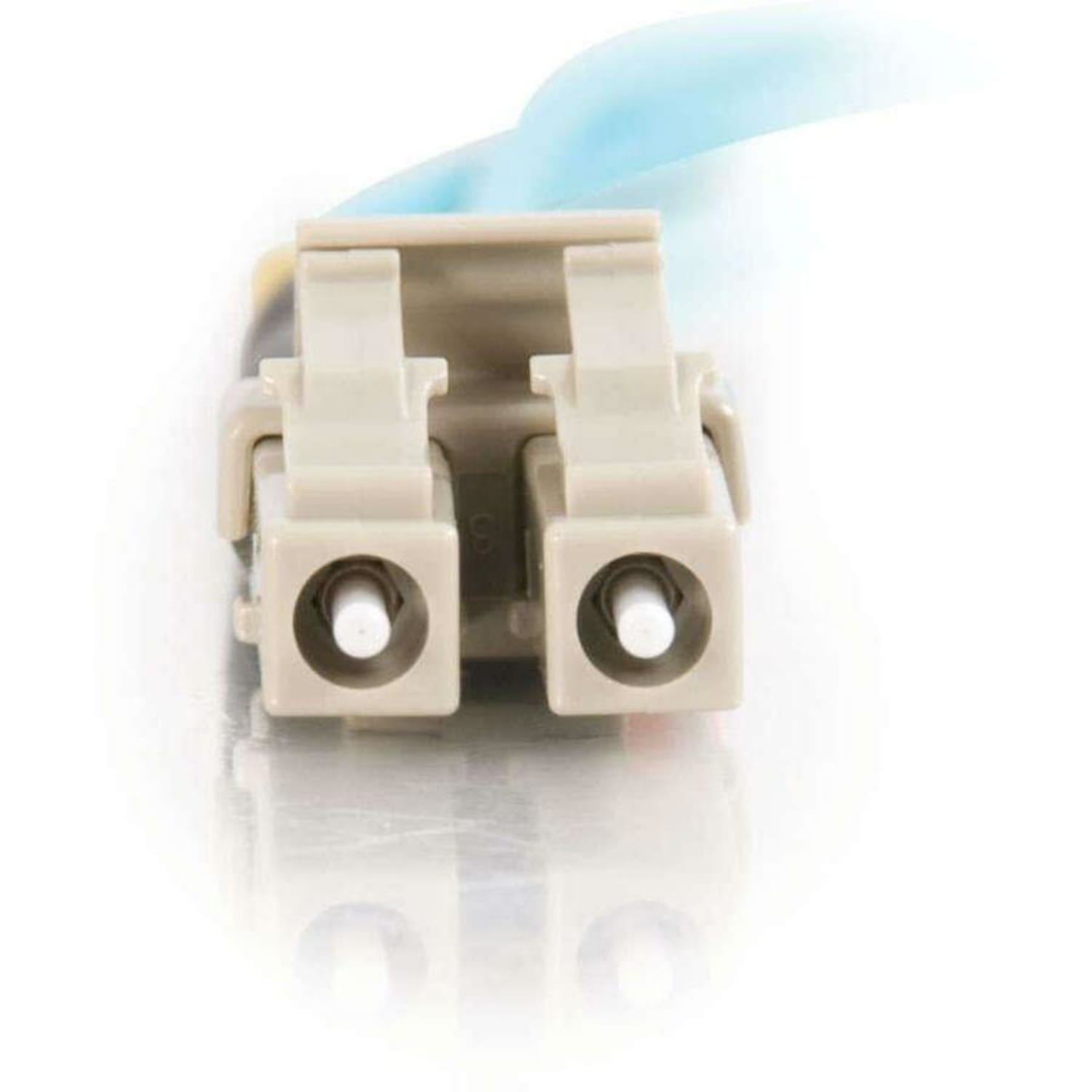 C2G 1m LC-LC 10Gb 50/125 OM3 Duplex Multimode Fiber Optic Cable - Low Smoke Zero Halogen LSZH - Aqua - Patch cable - LC multi-mode (M) to LC multi-mode (M) - 1 m - fiber optic - duplex - 50 / 125 micron - OM3 - aqua - Image 5