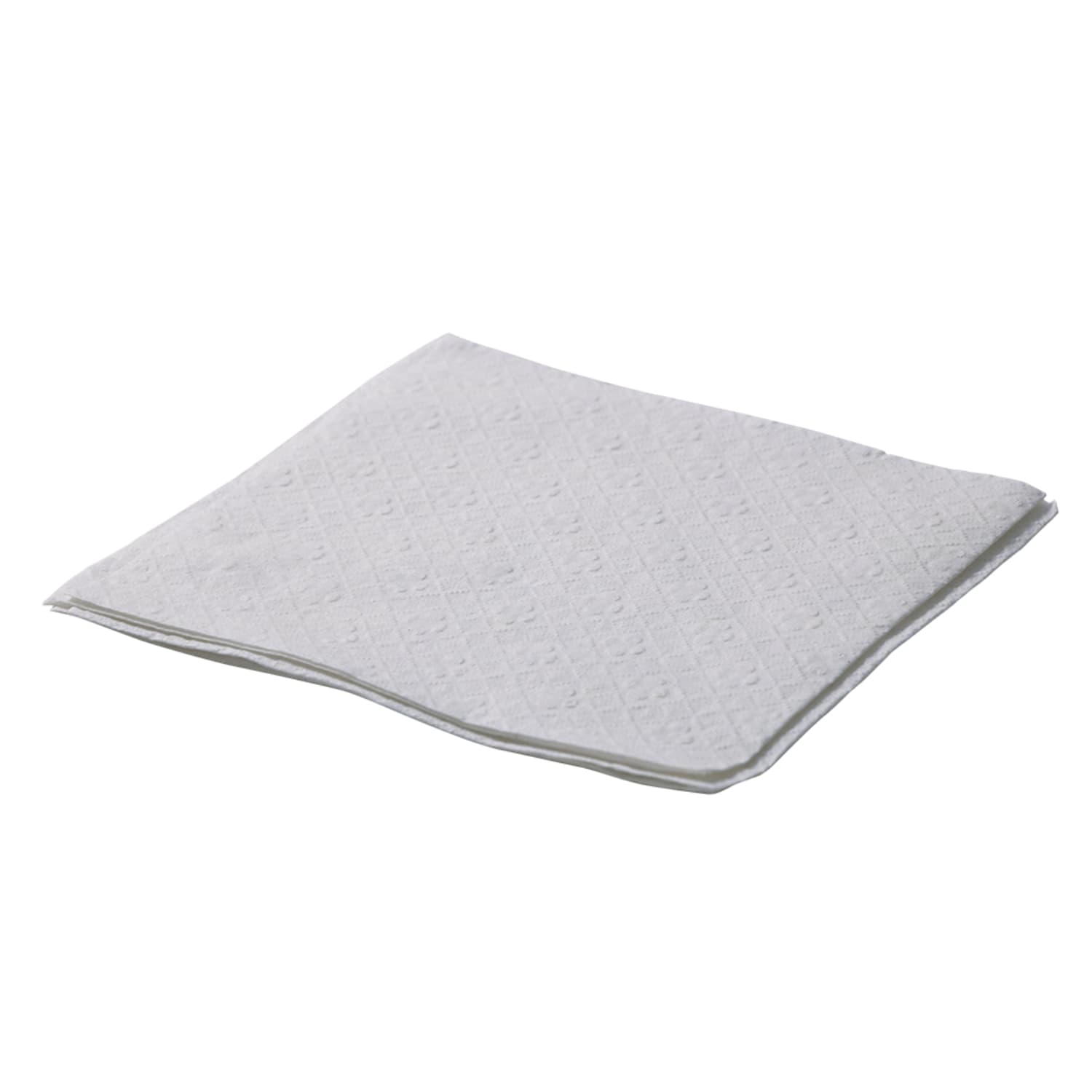 Empress 1-Ply Luncheon Napkins, 11-1/2in x 12-1/2in, 100% Recycled, White, 500 Napkins Per Pack, Case Of 12 Packs