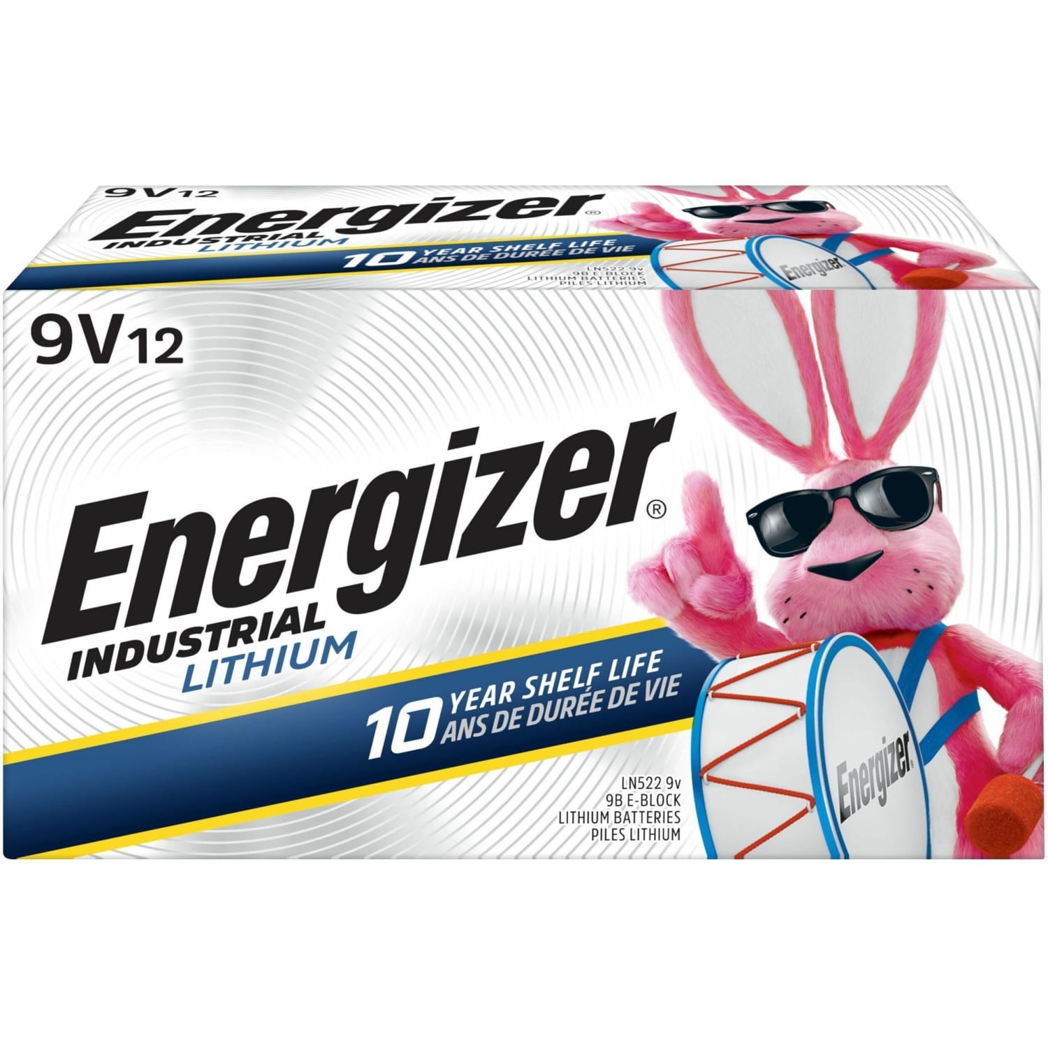Energizer Industrial Lithium 9V Batteries, 12pk, LN522 - Image 3