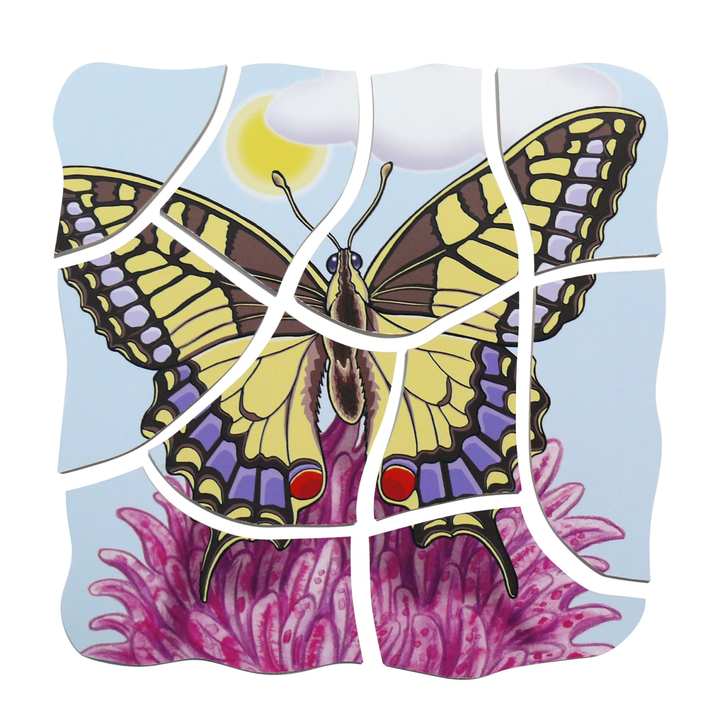 Beleduc Layer Puzzle, Butterfly - Image 3