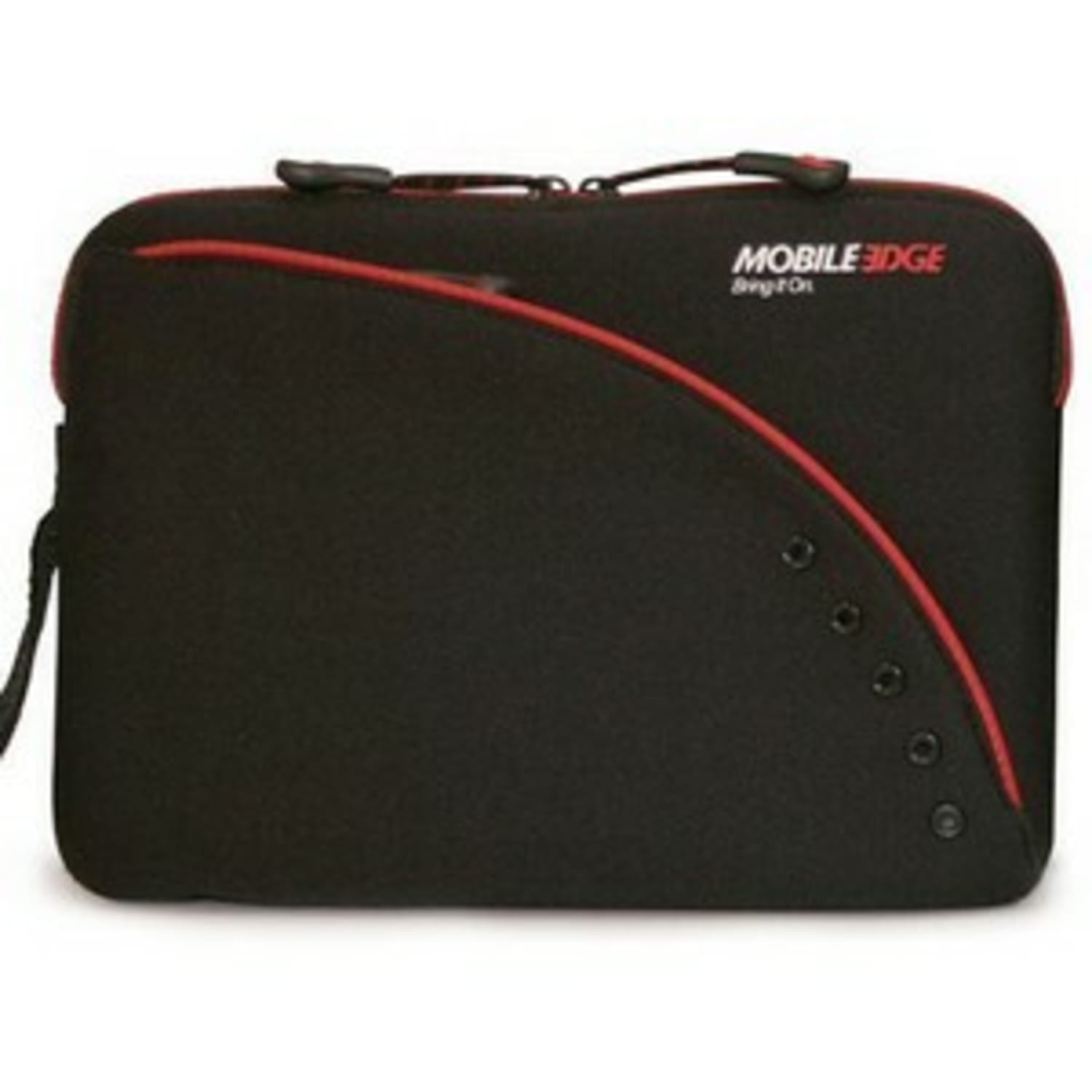Mobile Edge UltraPortable Notebook Sleeve - 8in x 11.25in x 1.25in - Neoprene - Black, Red - Image 3