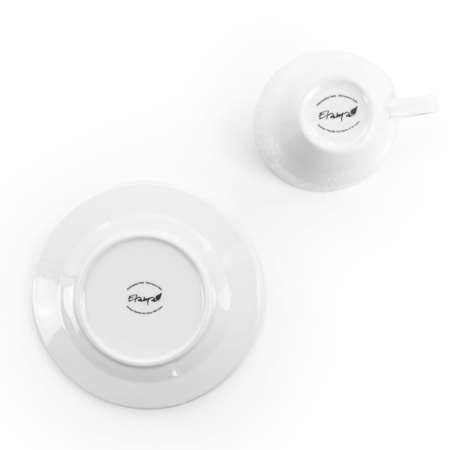 Elama Charlotte 6-Piece Mug Set, White - Image 5