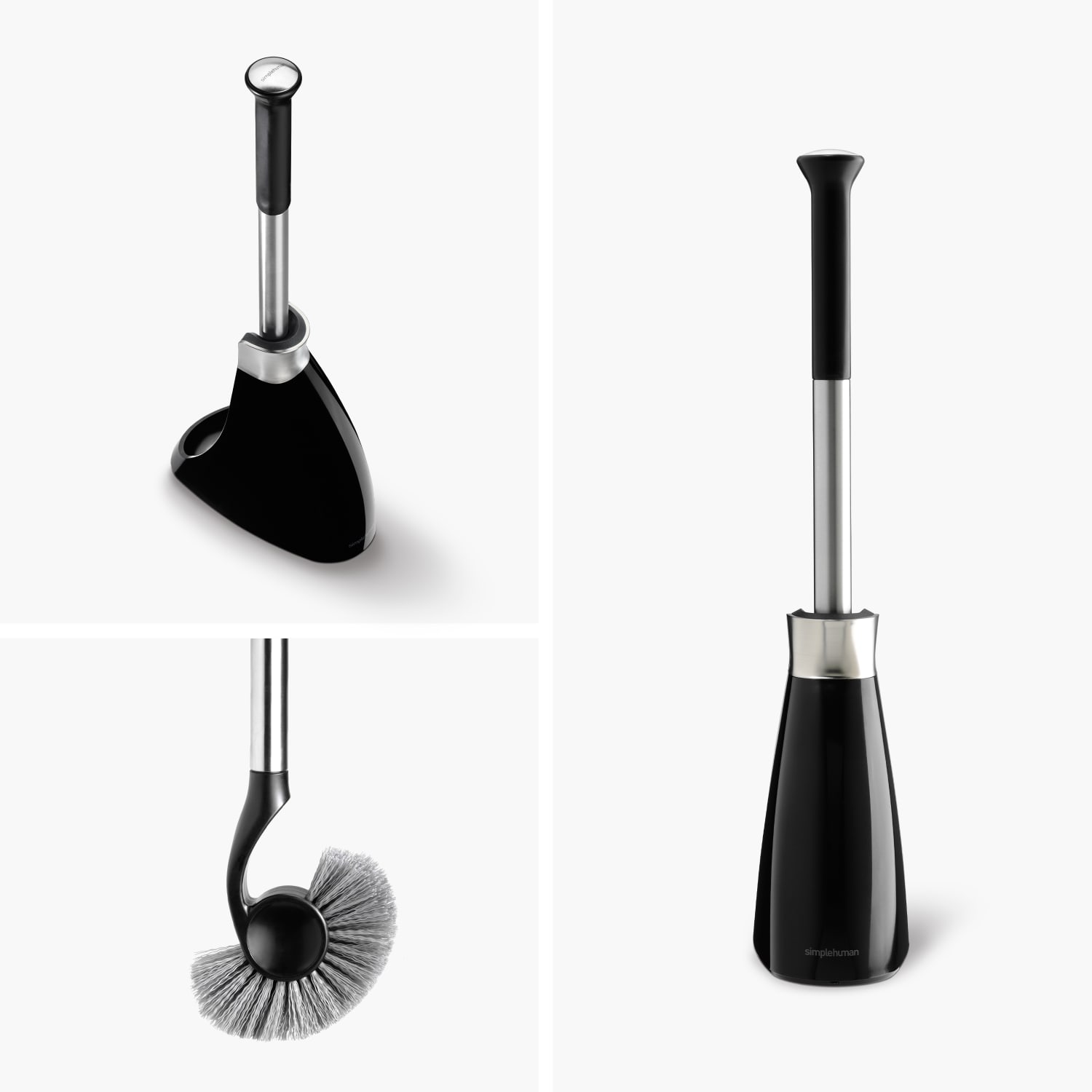 simplehuman Slim Toilet Brush, Black - Image 3
