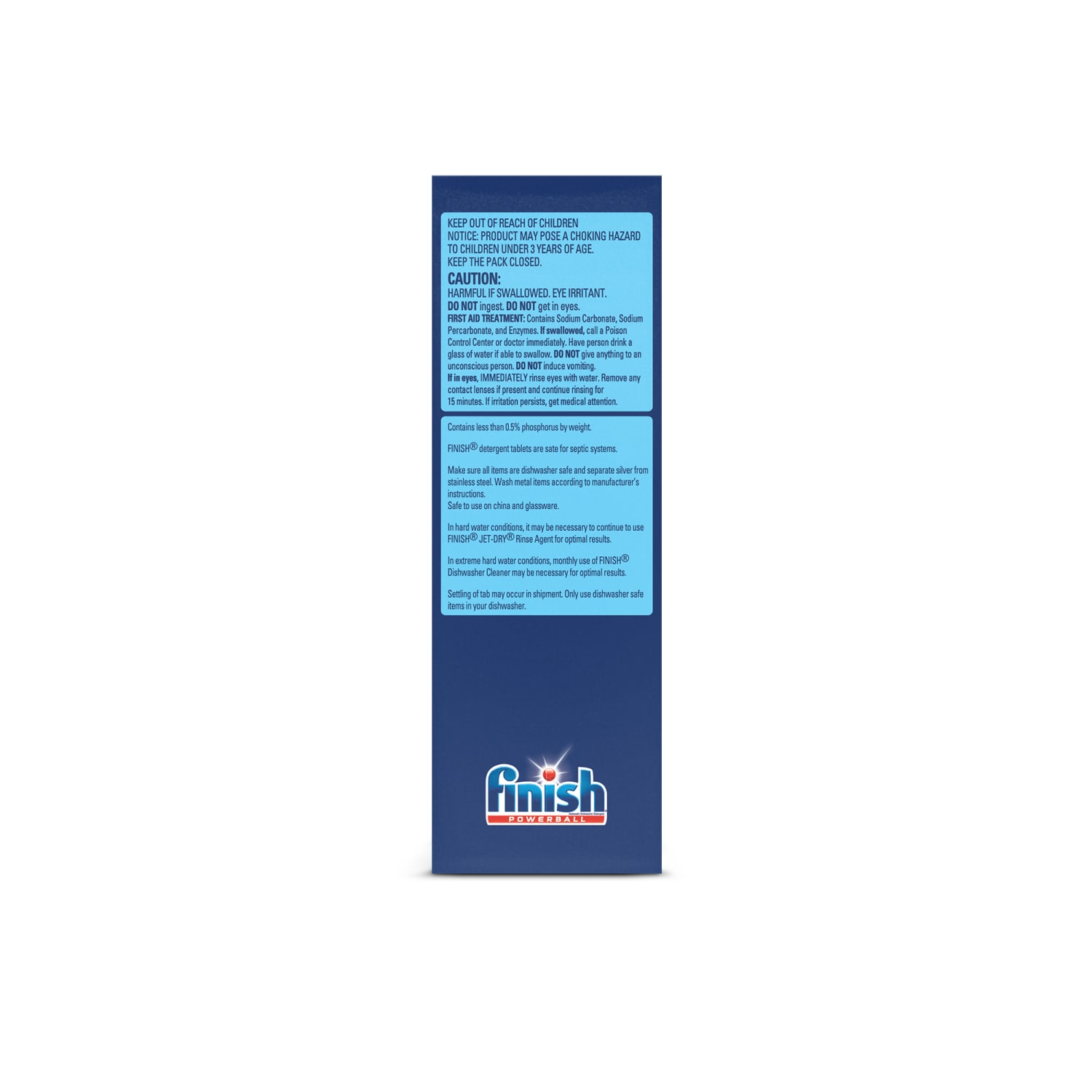 Finish Powerball Dishwasher Tabs, Fresh Scent, 59.2 Oz, Box Of 94 Tabs - Image 6