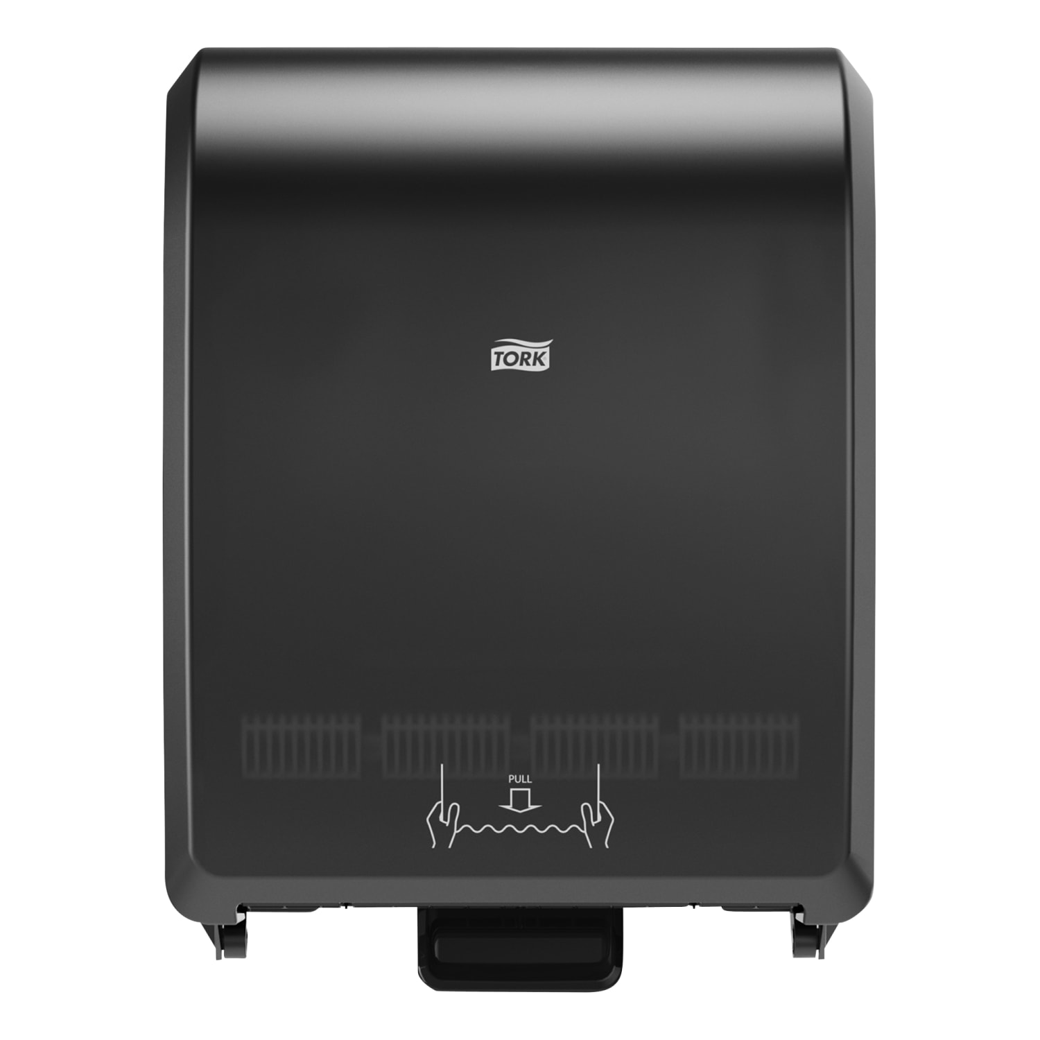 Tork Mechanical Hand Towel Roll Dispenser, H80 System, 12.32 x 9.32 x 15.95, Black