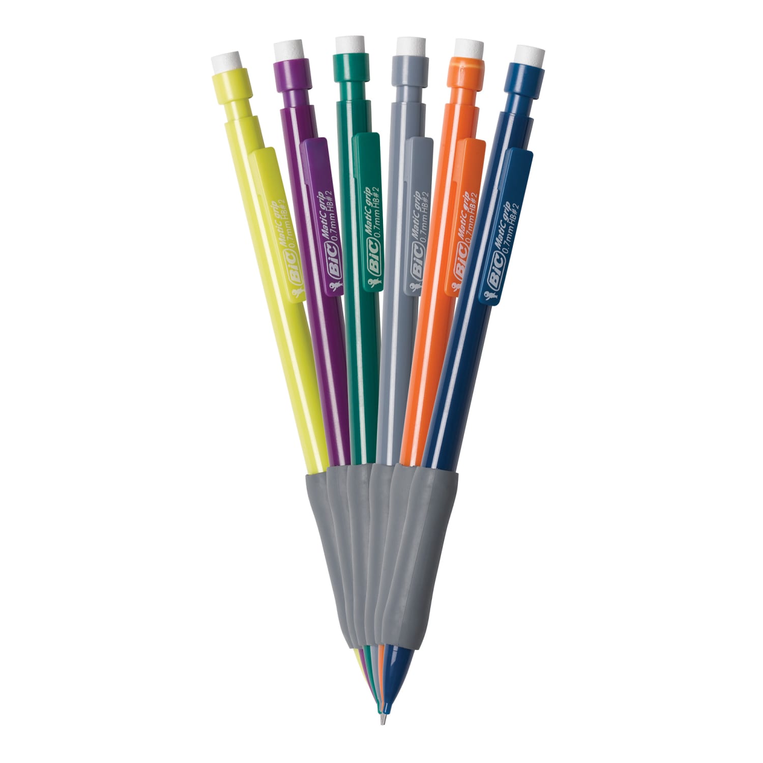 BIC Xtra Comfort Mechanical Pencils, Assorted Barrel Colors, 0.7 mm, Pack Of 12 - Image 6