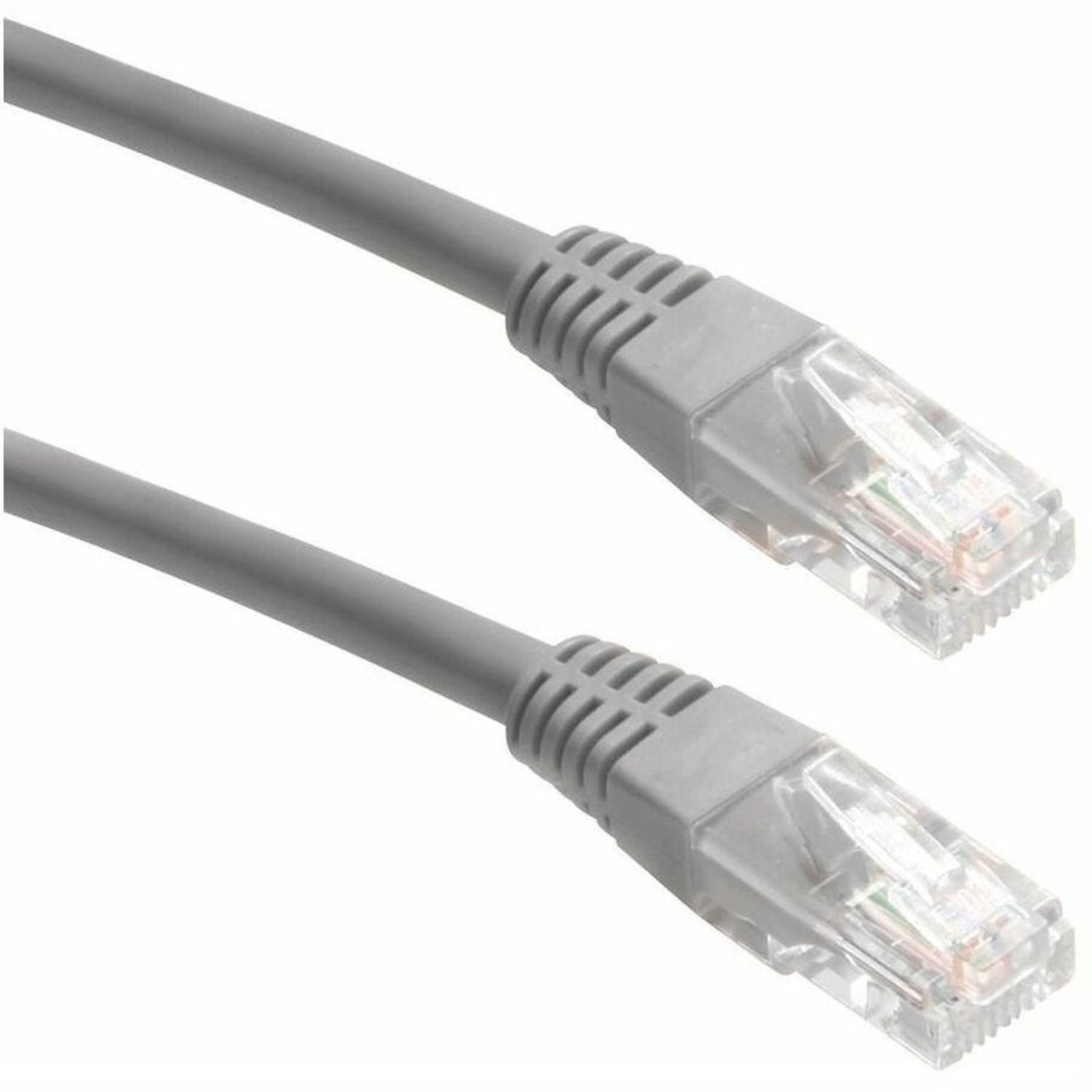 4XEM 15FT Cat6 Molded RJ45 UTP Ethernet Patch Cable (Gray) - 15 ft Category 6 Network Cable  - 4XC6PATCH15GR - Image 4