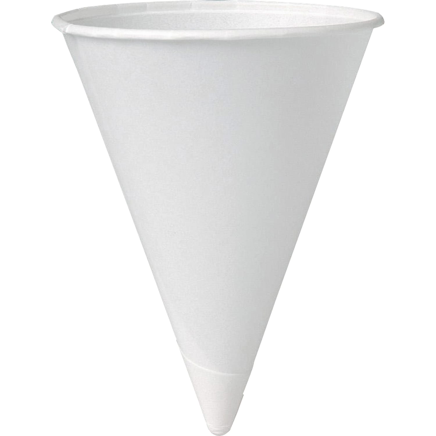 Solo Cup Paper Cone Water Cups, White, 4 Oz, Case of 5,000