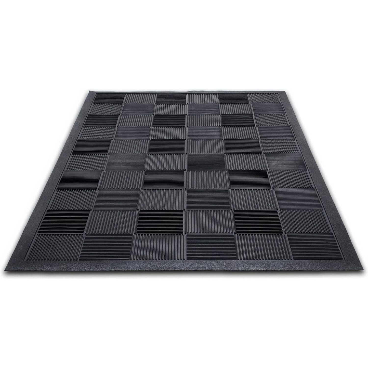 Guardian Parquet Wiper Scraper Mat, 36 x 60, Black - Image 4
