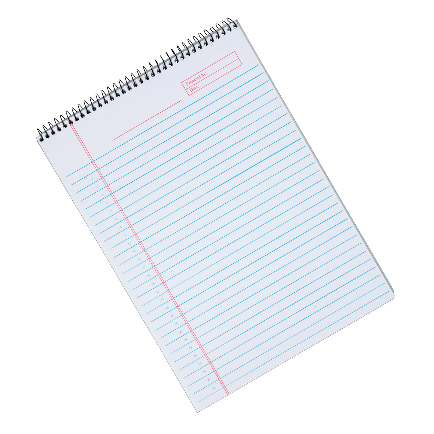 Classified C "B" Planning Pad, 8 1/4in x 11 3/4in, 140 Pages (70 Sheets), Frosty Clear - Image 5