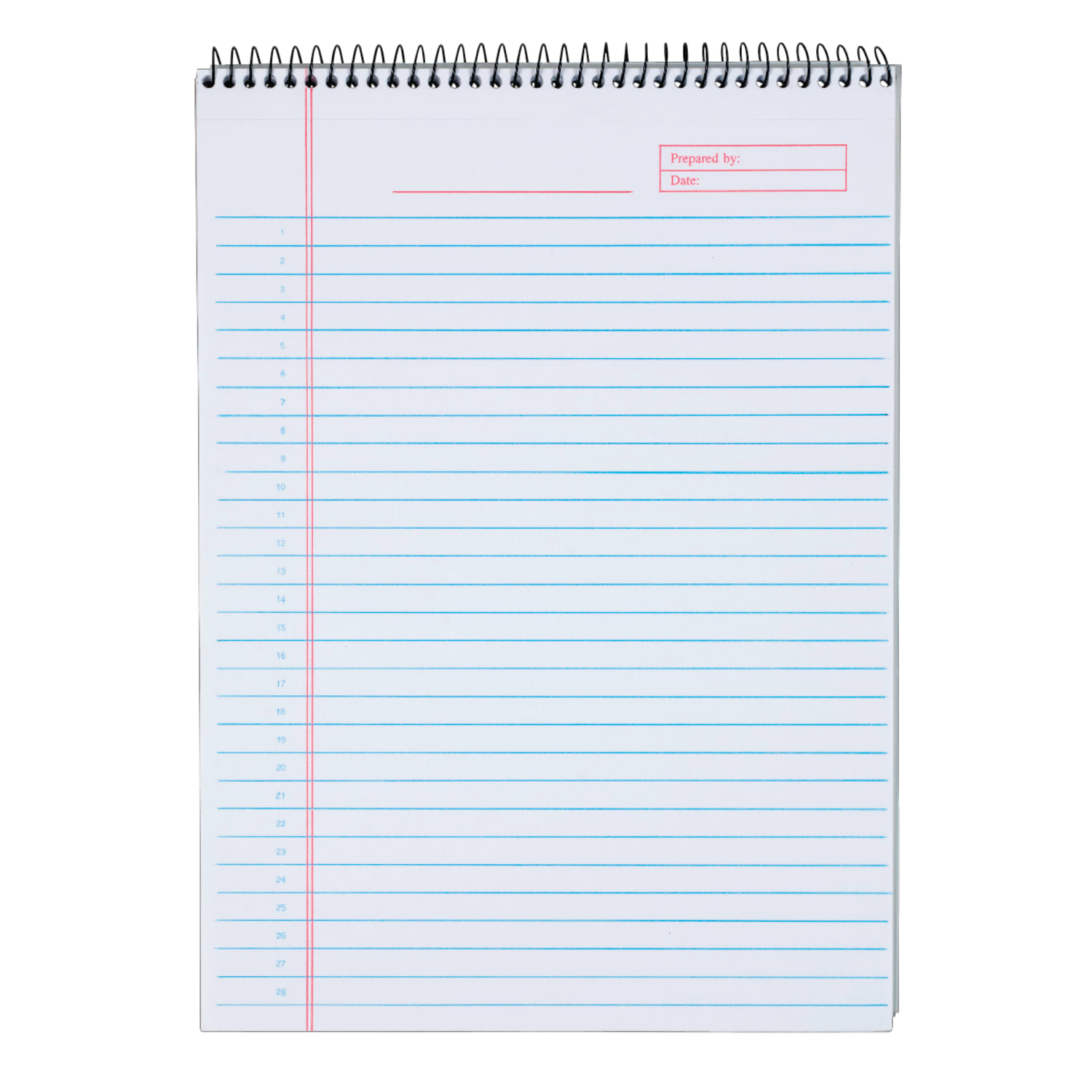 Classified C "B" Planning Pad, 8 1/4in x 11 3/4in, 140 Pages (70 Sheets), Frosty Clear - Image 6
