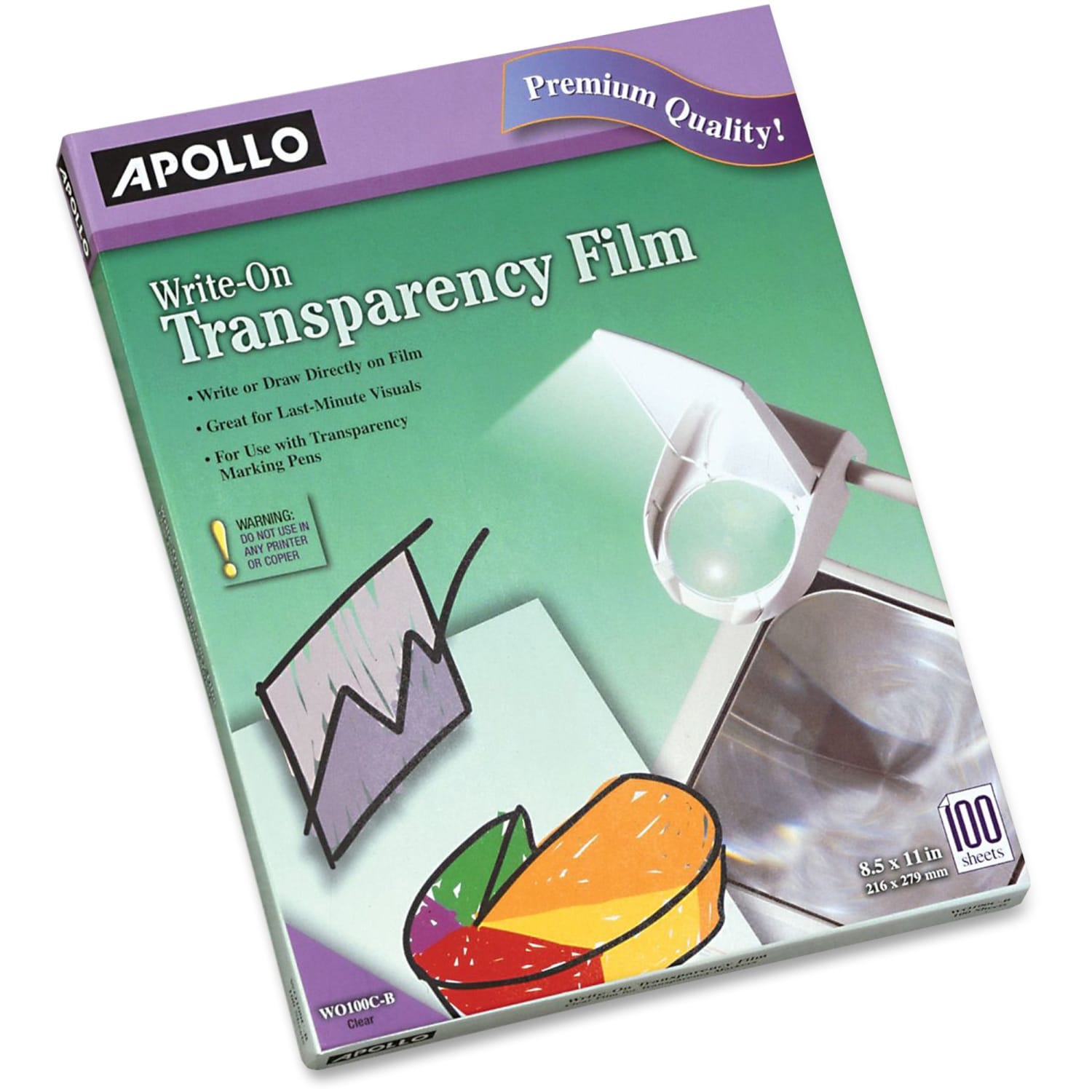 Apollo Write-On Film, Pack Of 100 - Image 3