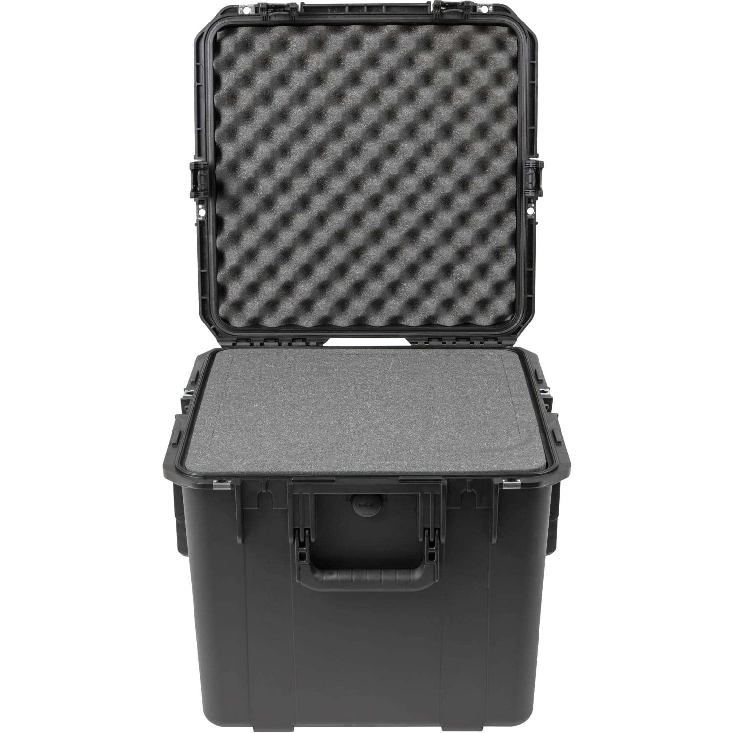 SKB Cases iSeries Protective Case With Cubed Foam Pull-And-Pluck, 17inH x 17inW x 15-3/4inD, Black