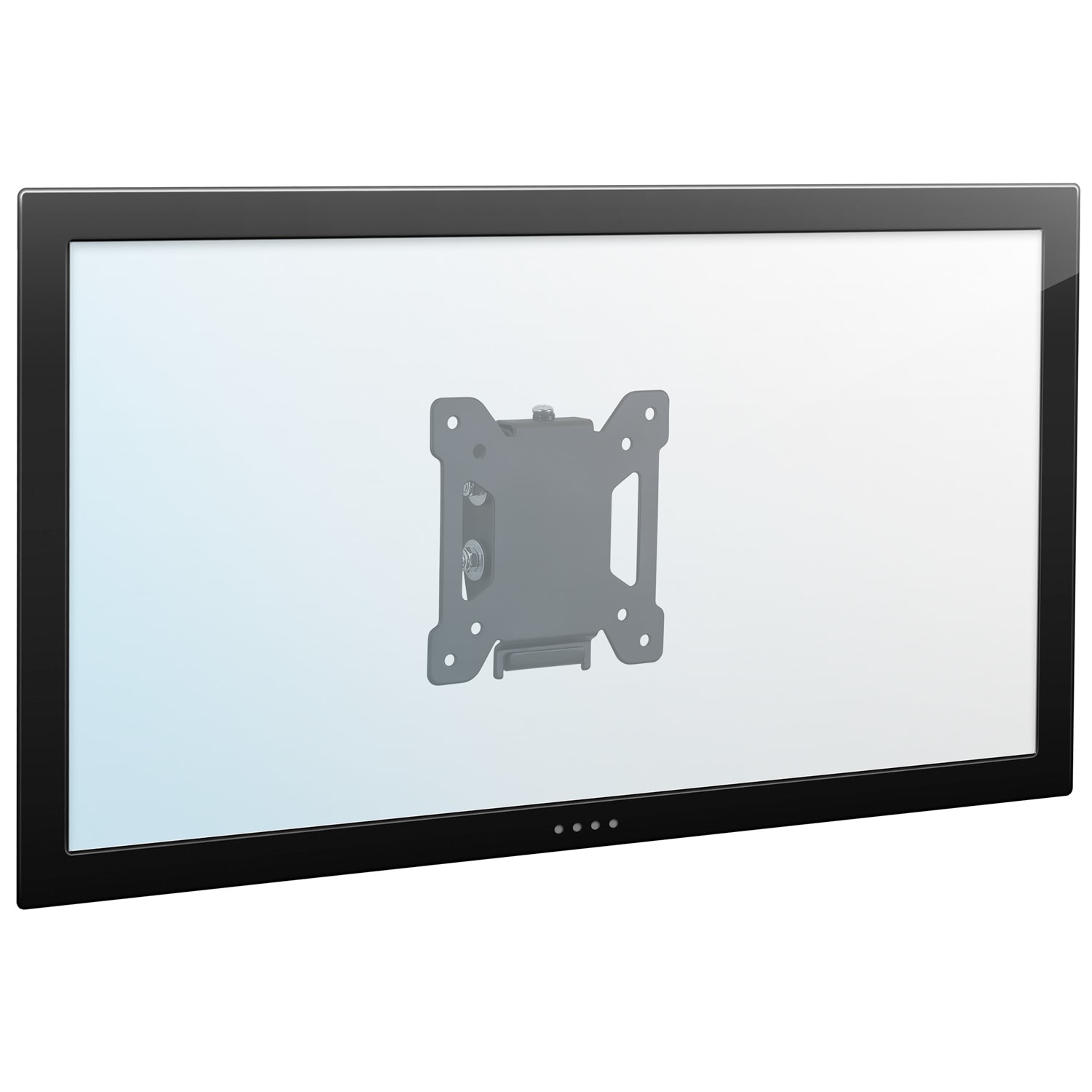 Mount-It! Tilting TV Wall Mount For Screens 13 - 27in, 4-3/4inH x 4-3/4inW x 1-7/16inD, Black - Image 3